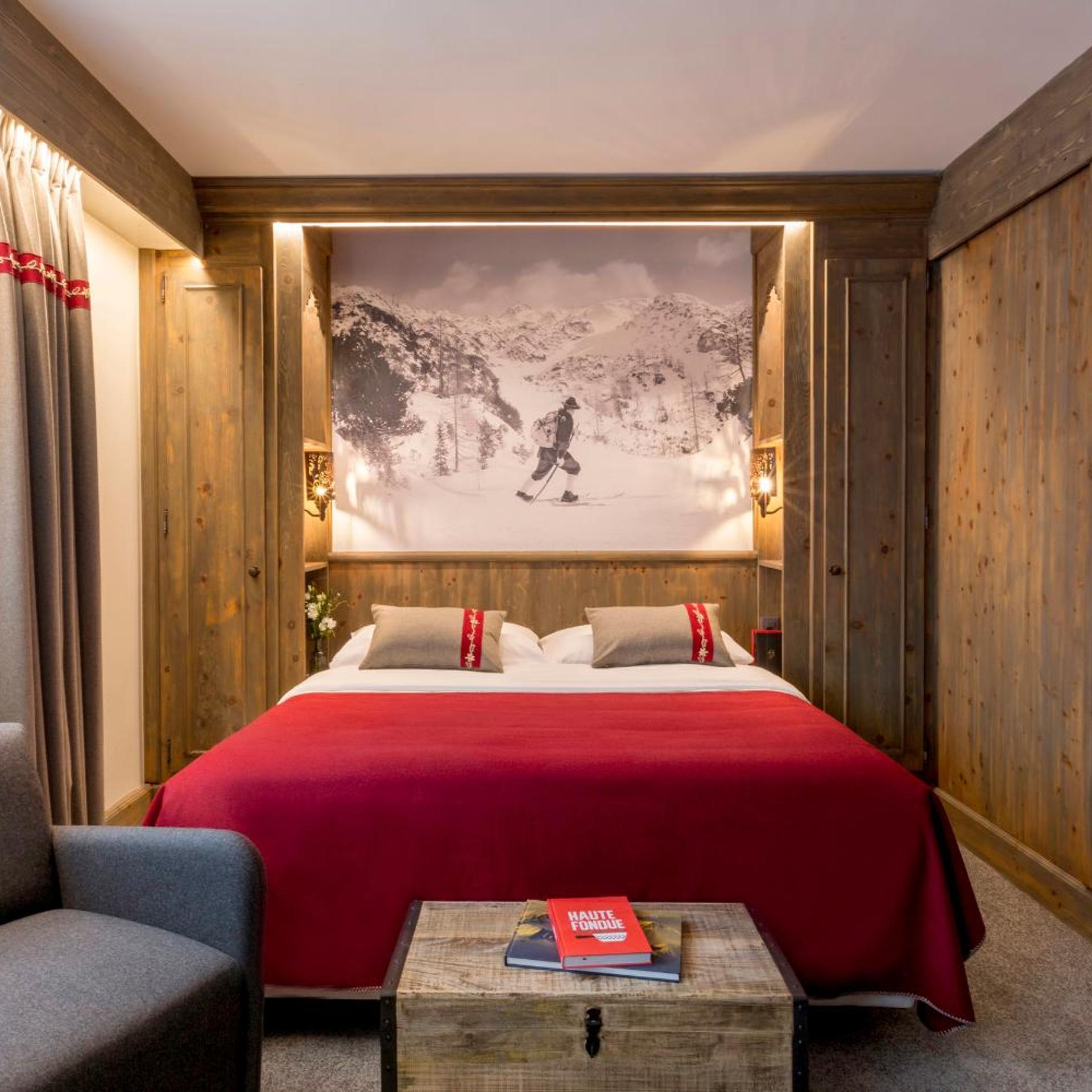 غرفة سوبيريور بسرير مزدوج، Hotel Edelweiss 3/9