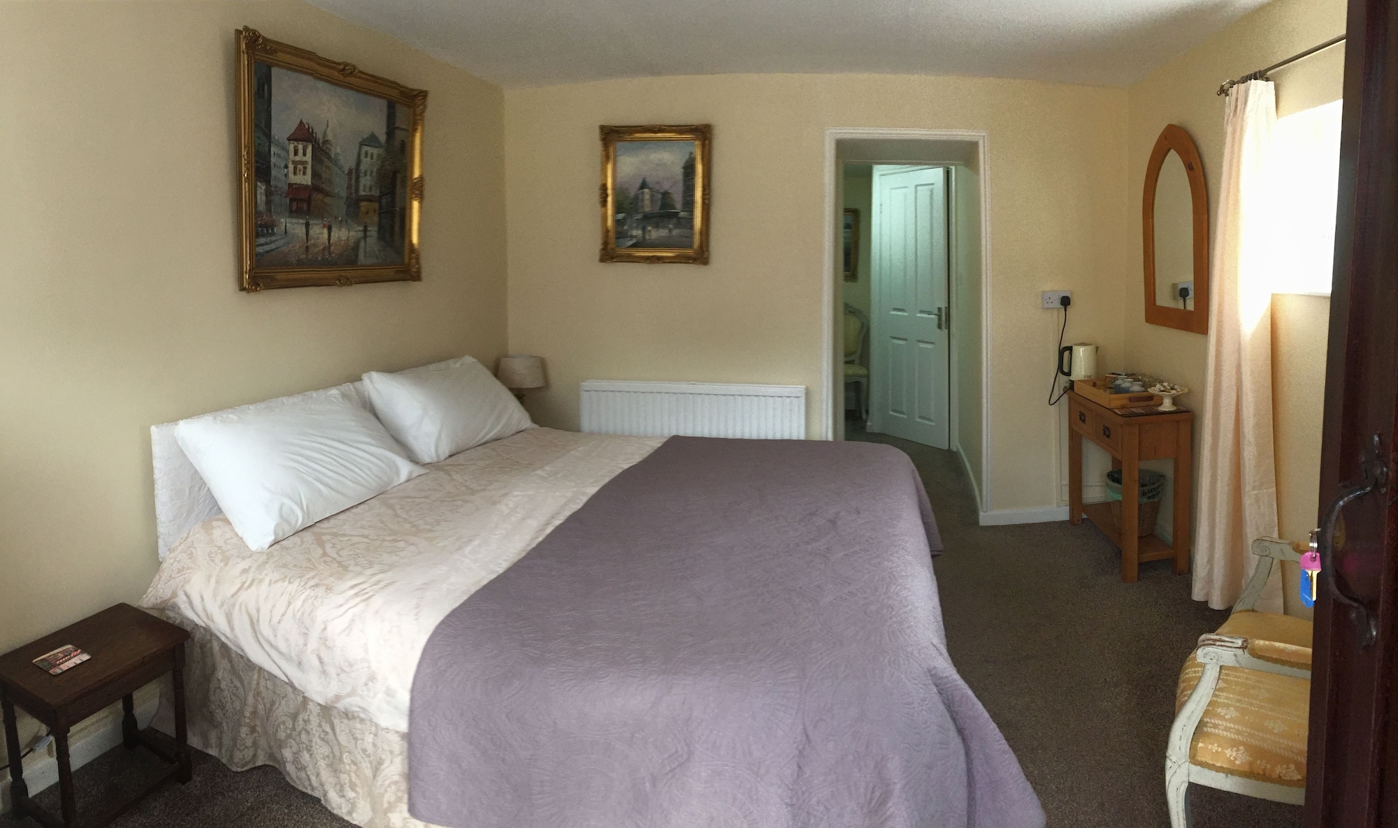 2 Bedrooms, Family, 1 King and 1 Single Beds, Private Bathroom, Courtyard Area