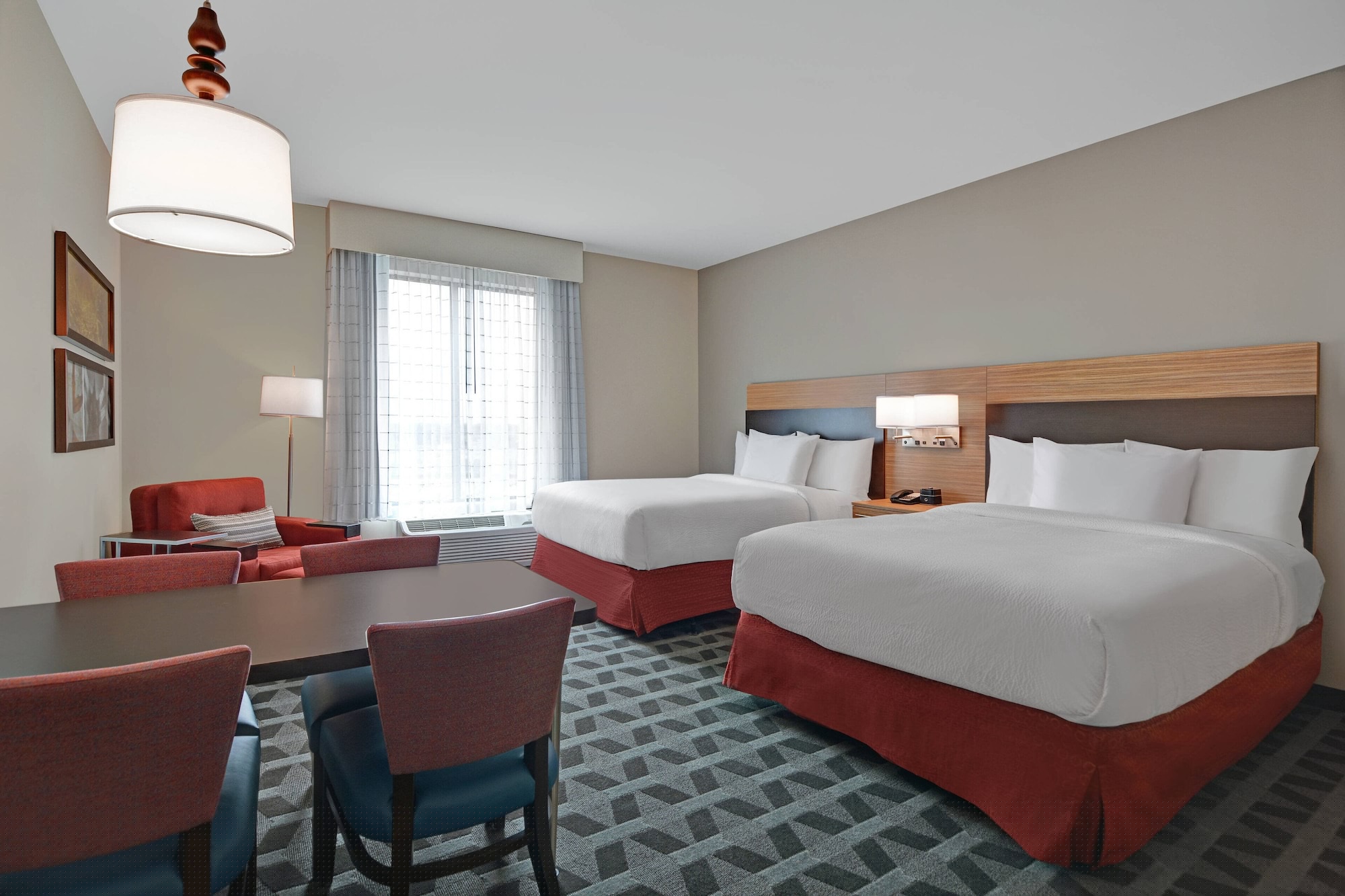 استوديو بسريرين كوين، TownePlace Suites by Marriott Indianapolis Downtown 3/6