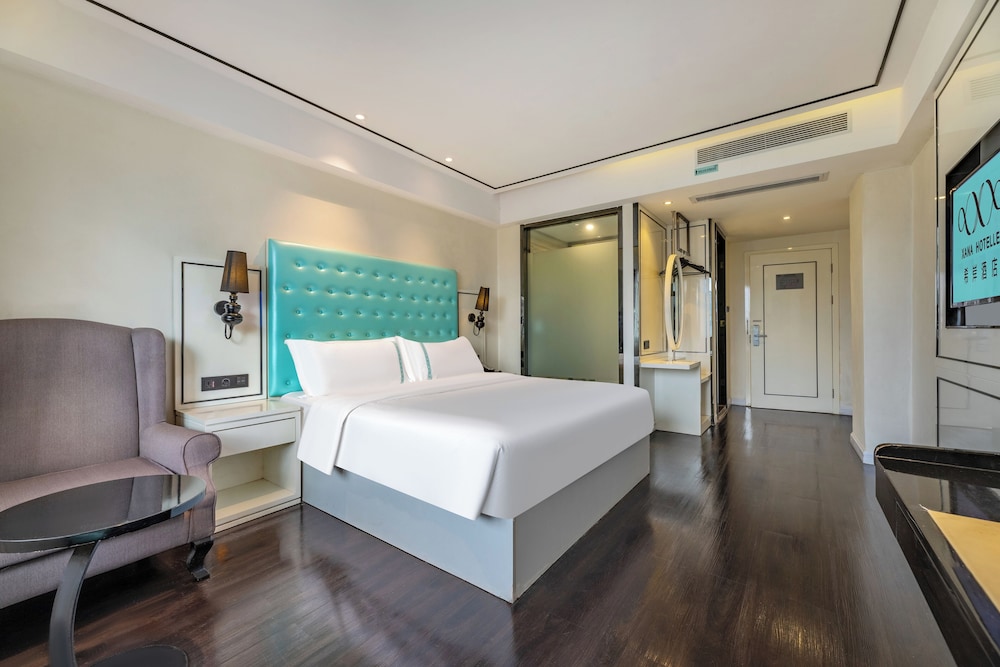 غرفة فاخرة بسرير كينج بإطلالة على المدينة، Xana Lite Hotel (Guangzhou Dongxiaonan Metro Station Shixi) 9/10