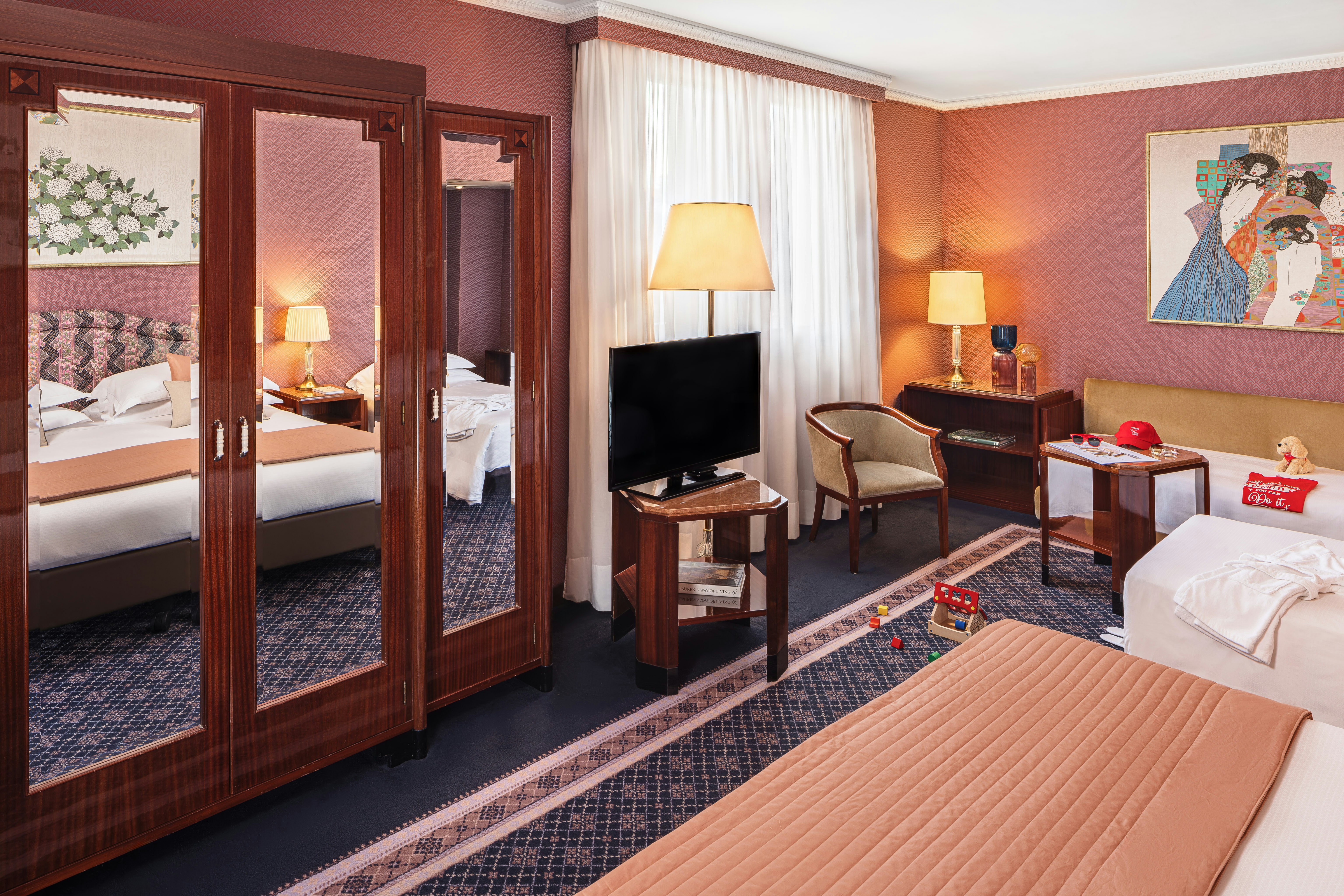 غرفة عائلية، Starhotels Du Parc 9/10