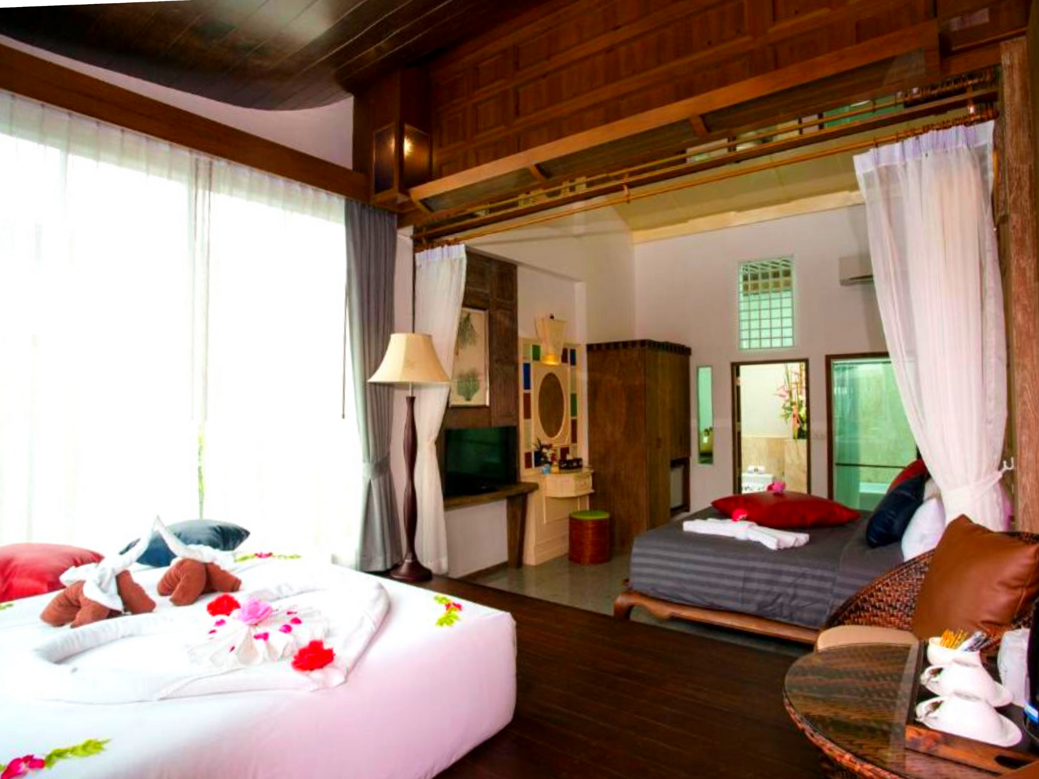 Family, Villa, King and Queen Bed, Pool Access