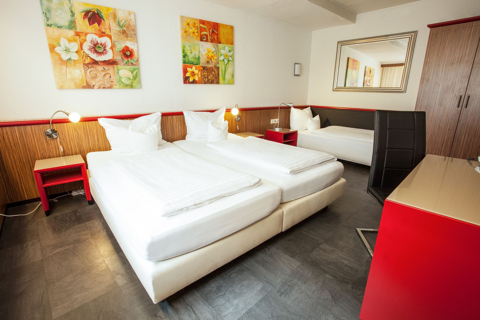 ROOM, TRIPLE, DOUBLE BED, SOFA