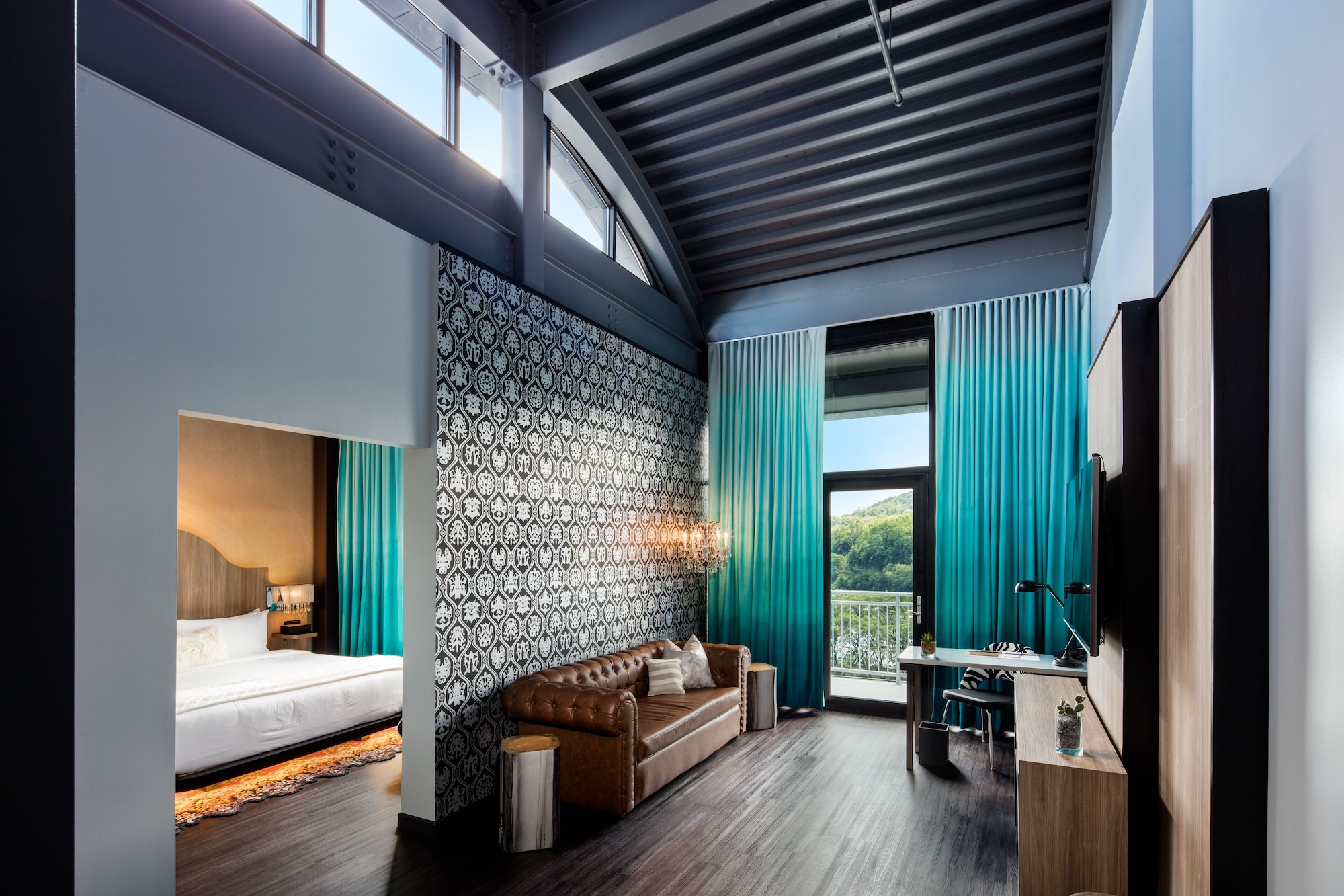 جناح بسرير كينج بشرفة لذوي الإعاقة، Hotel Nyack a JdV by Hyatt Hotel 2/4