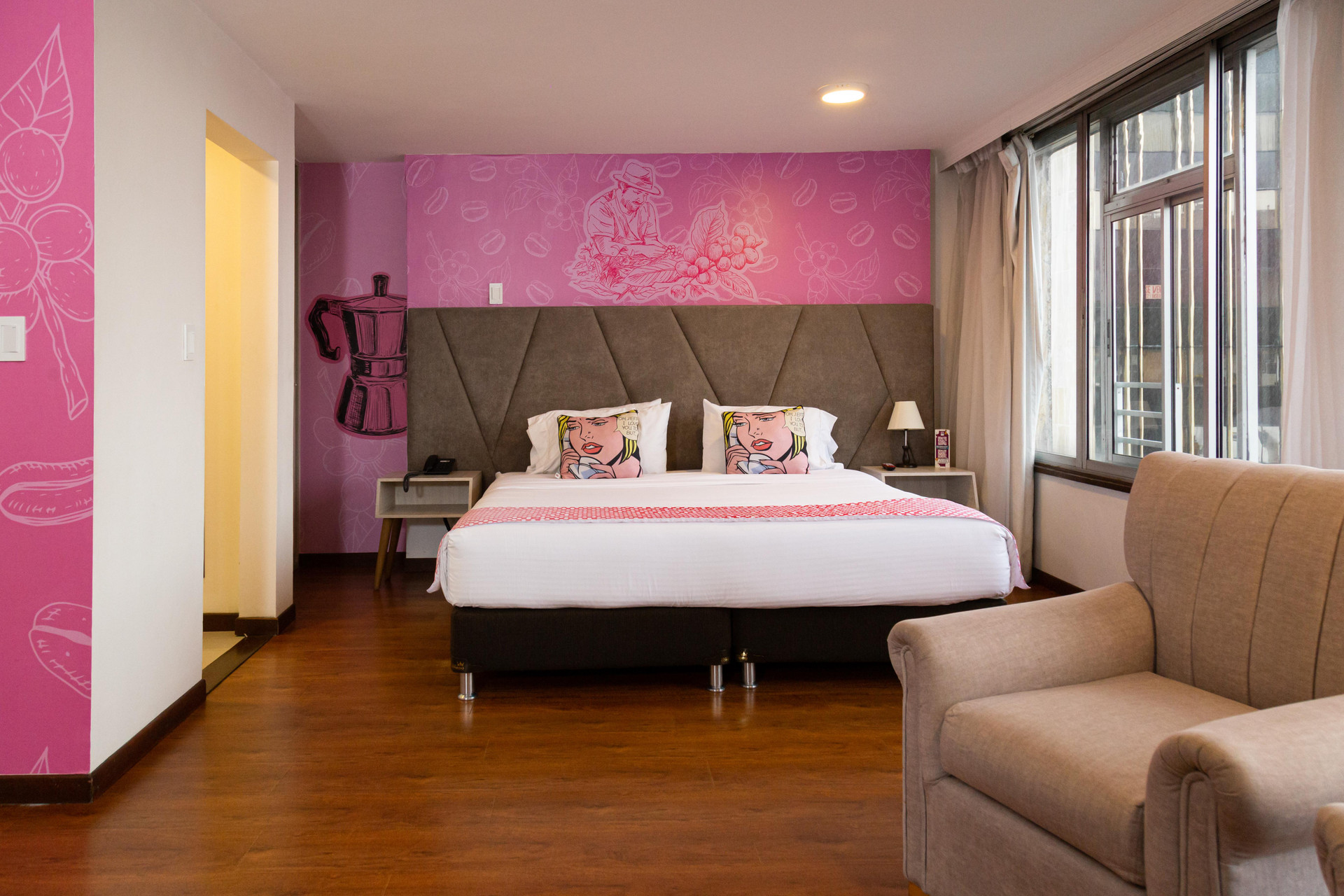 غرفة سوبيريور، Pop Art Hotel Manizales Centro Historico 3/6