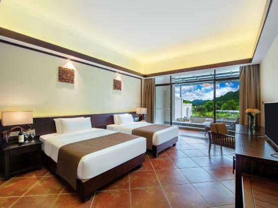 Deluxe, 2 Double Beds, Hot Spring Bath