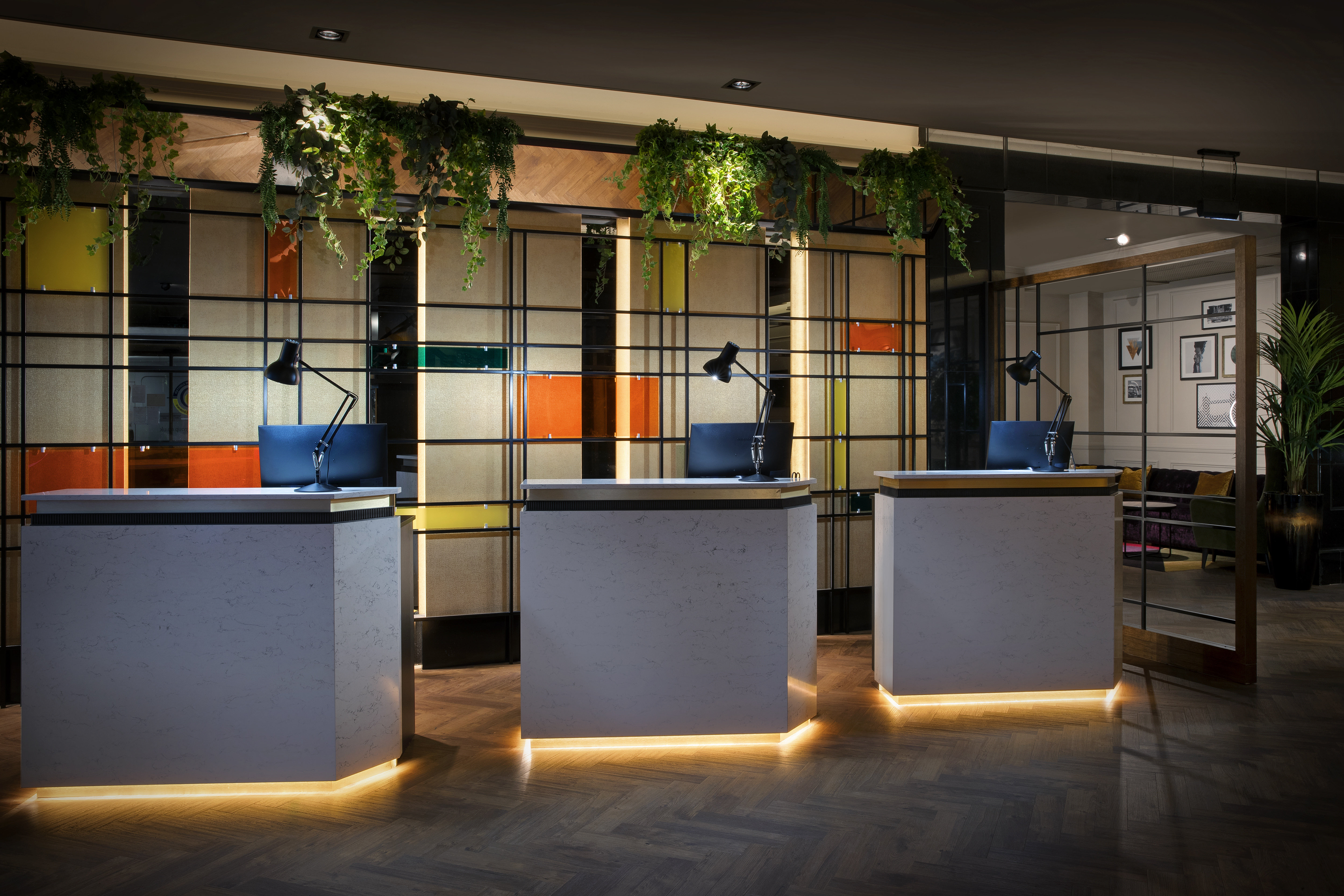 Lobby at Leonardo Royal Hotel London City, LONDON