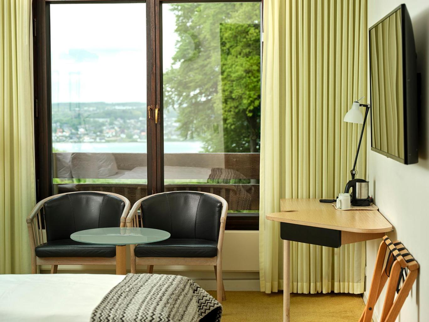 Room, Double or Twin Bed, Partial Fjord View، Munkebjerg Hotel 9/10