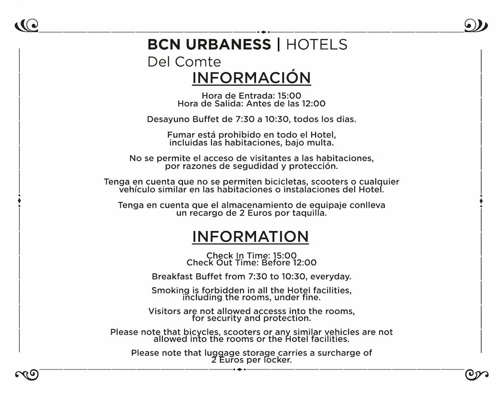 Bcn Urbaness Hotels Del Comte 35/41