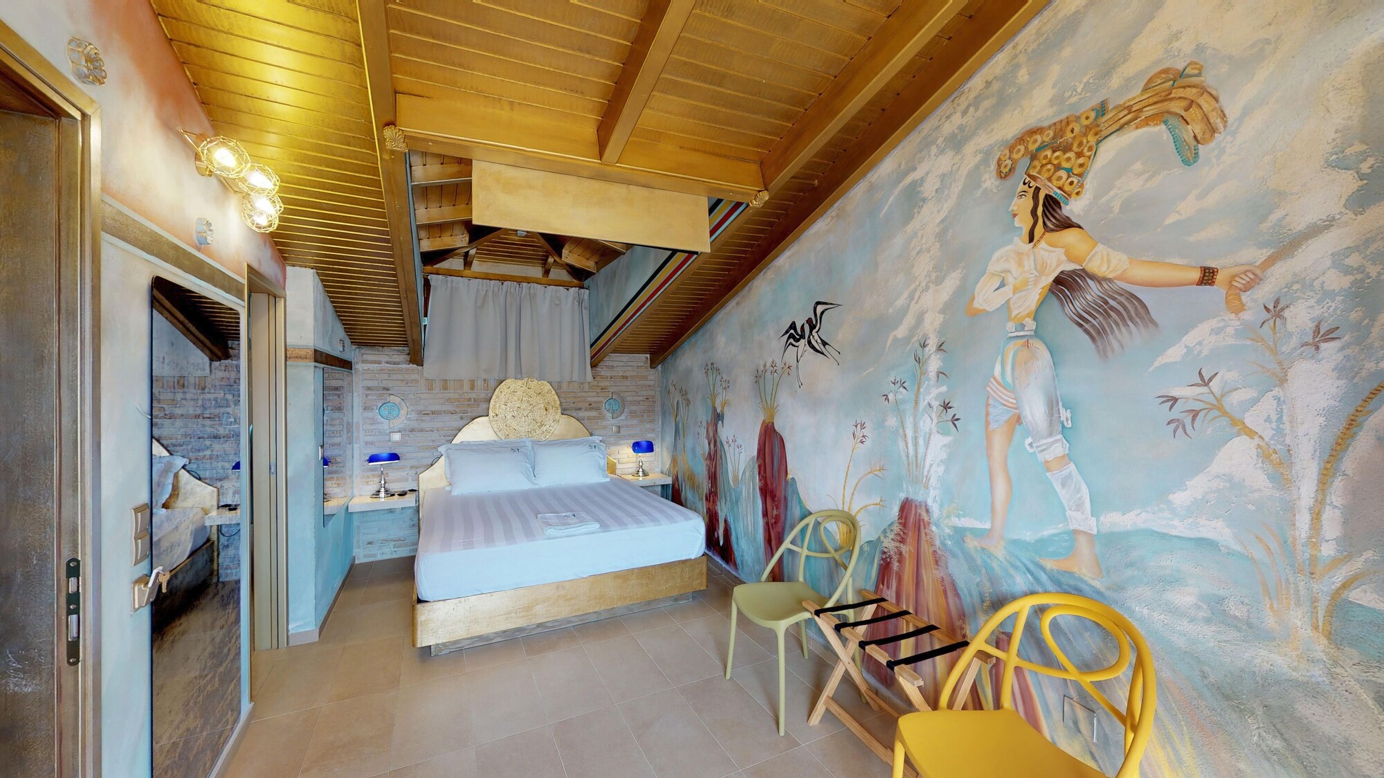 جناح ملكي بسرير كوين بإطلالة على البحر، Leda Suites 7/9