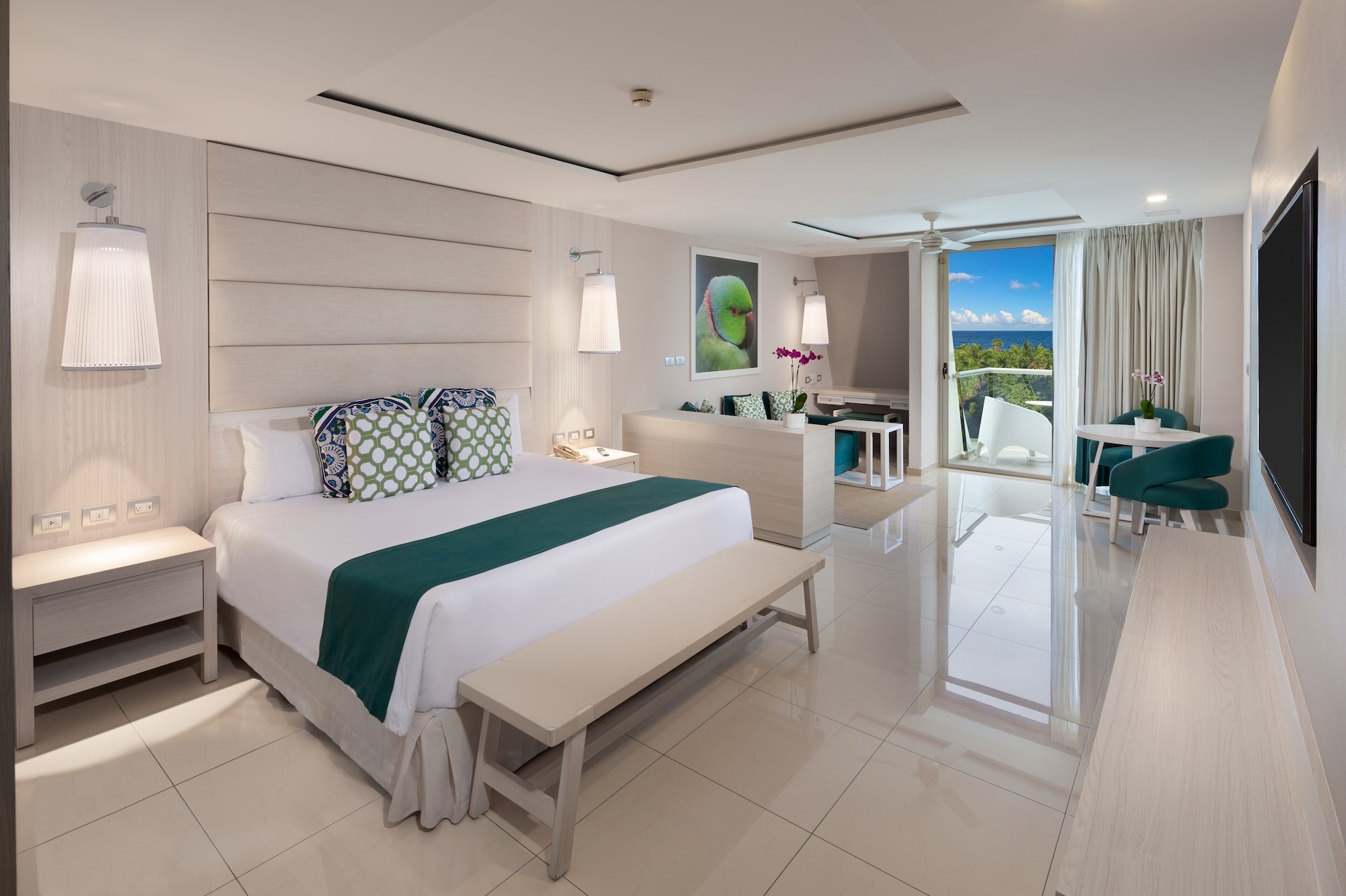 JUNIOR SUITE, DELUXE, QUADRUPLE, OCEAN VIEW