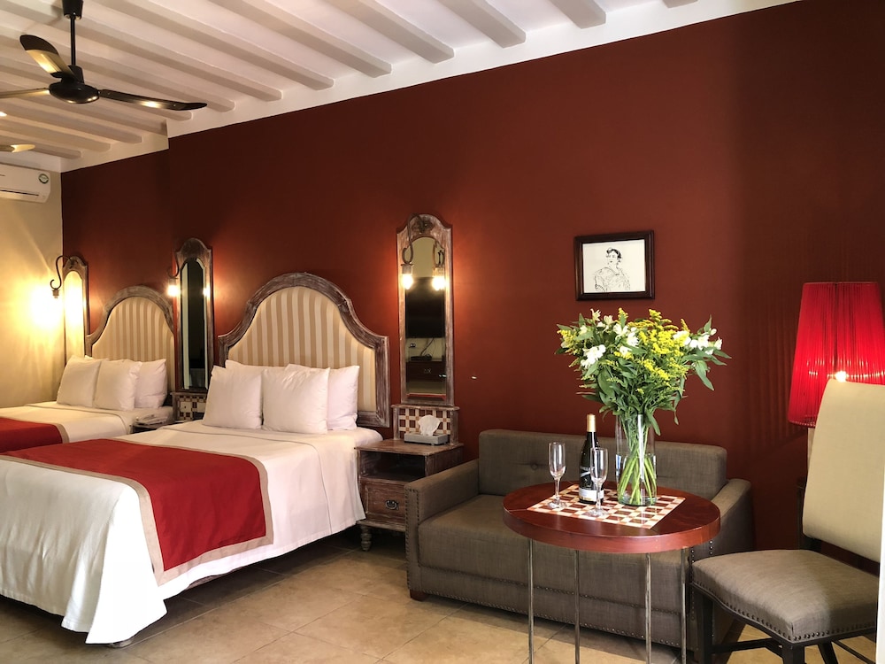 غرفة قياسية بسريرين كوين، Casa Zafiro Hotel - Adults Only 10/10
