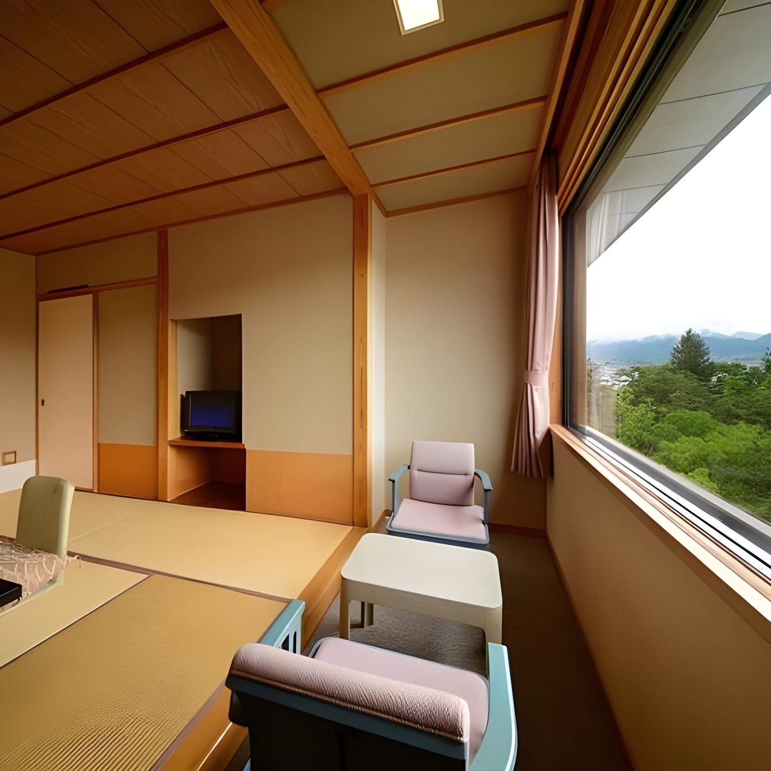Japanese, Select, Standard, with View, Kitchenette