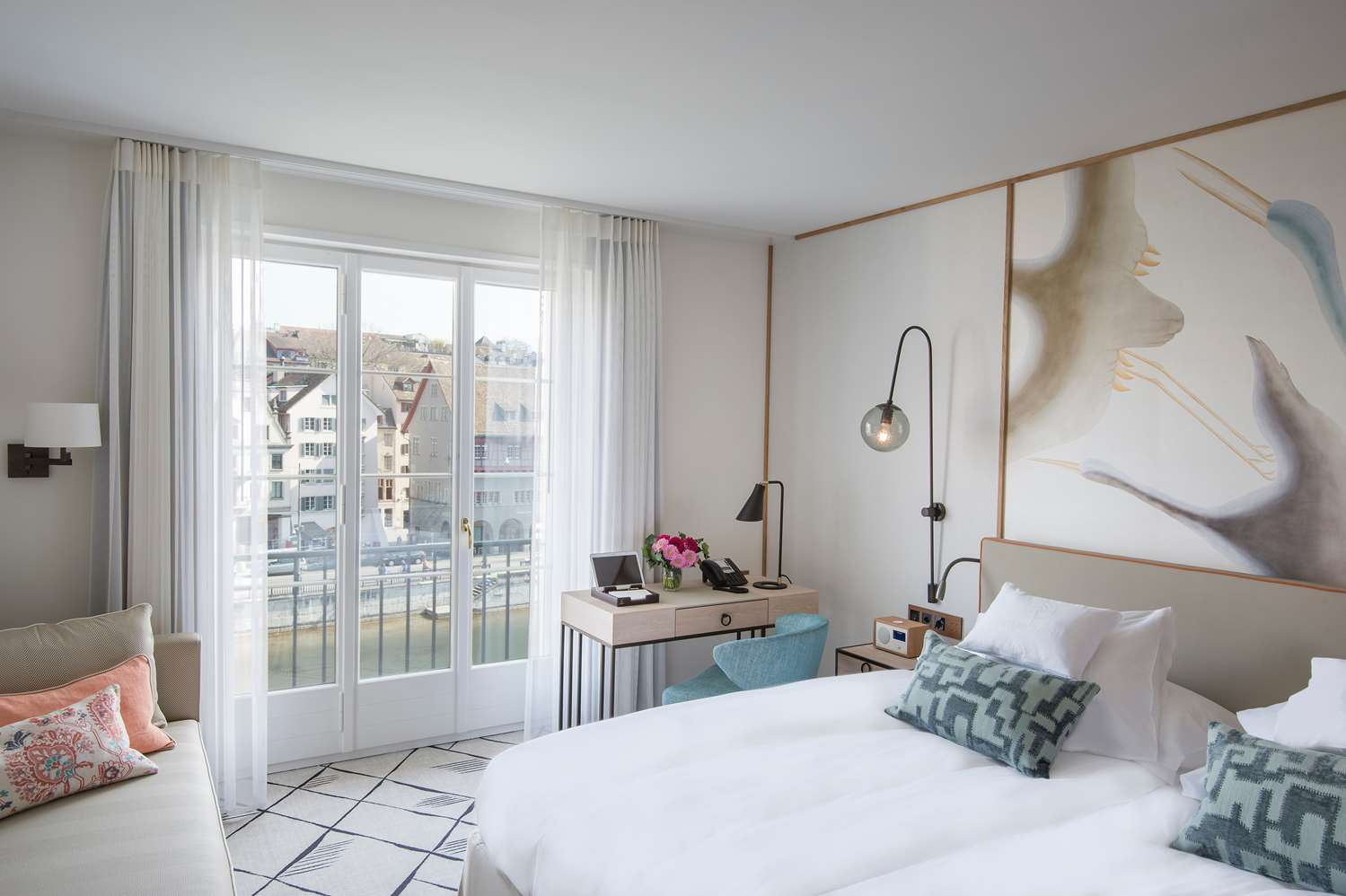 Room, Twin Beds, Riverside
