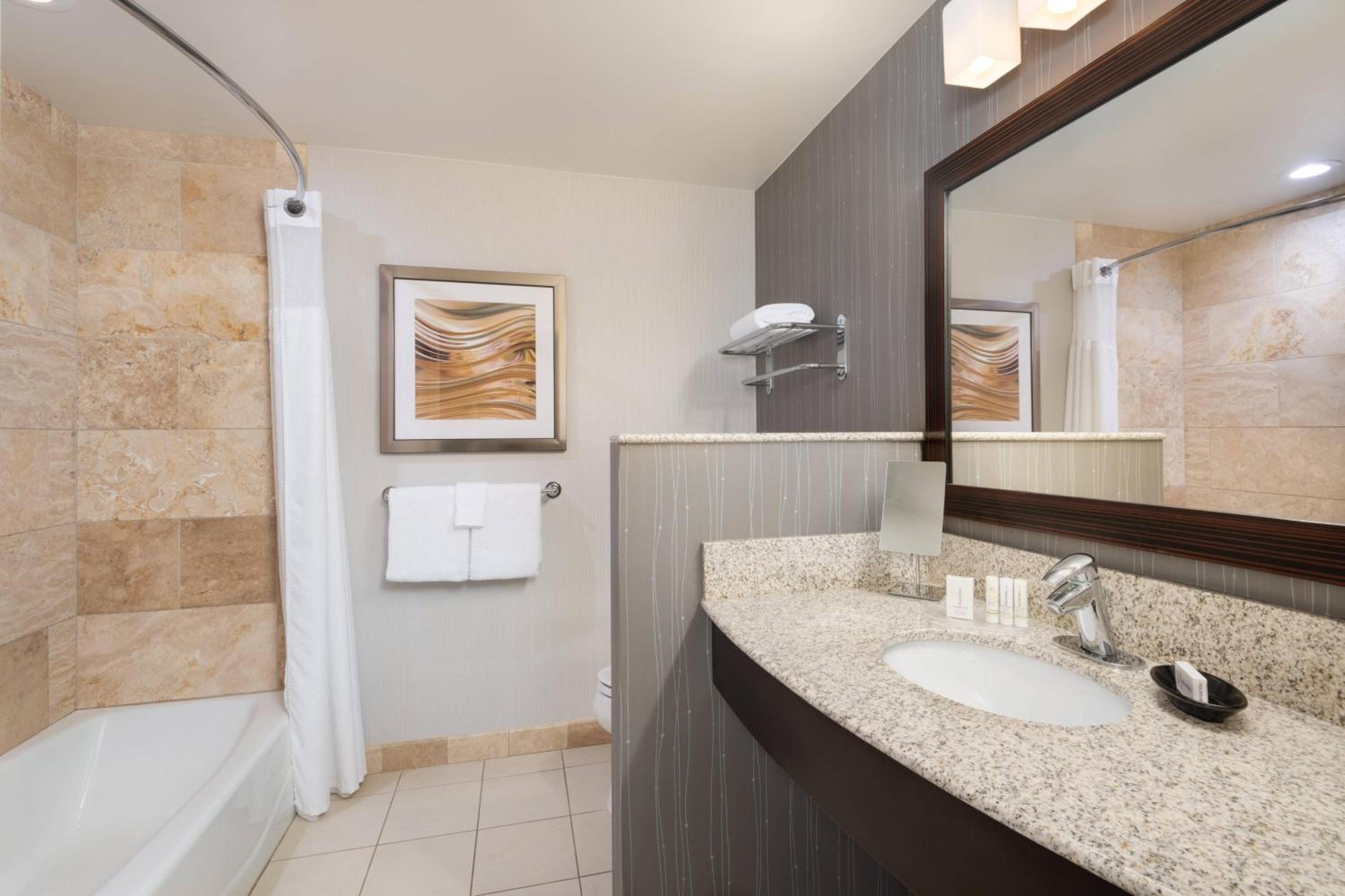 استوديو مع أريكة بحوض استحمام لذوي الإعاقة، Courtyard Pittsburgh Washington Meadow Lands 5/6