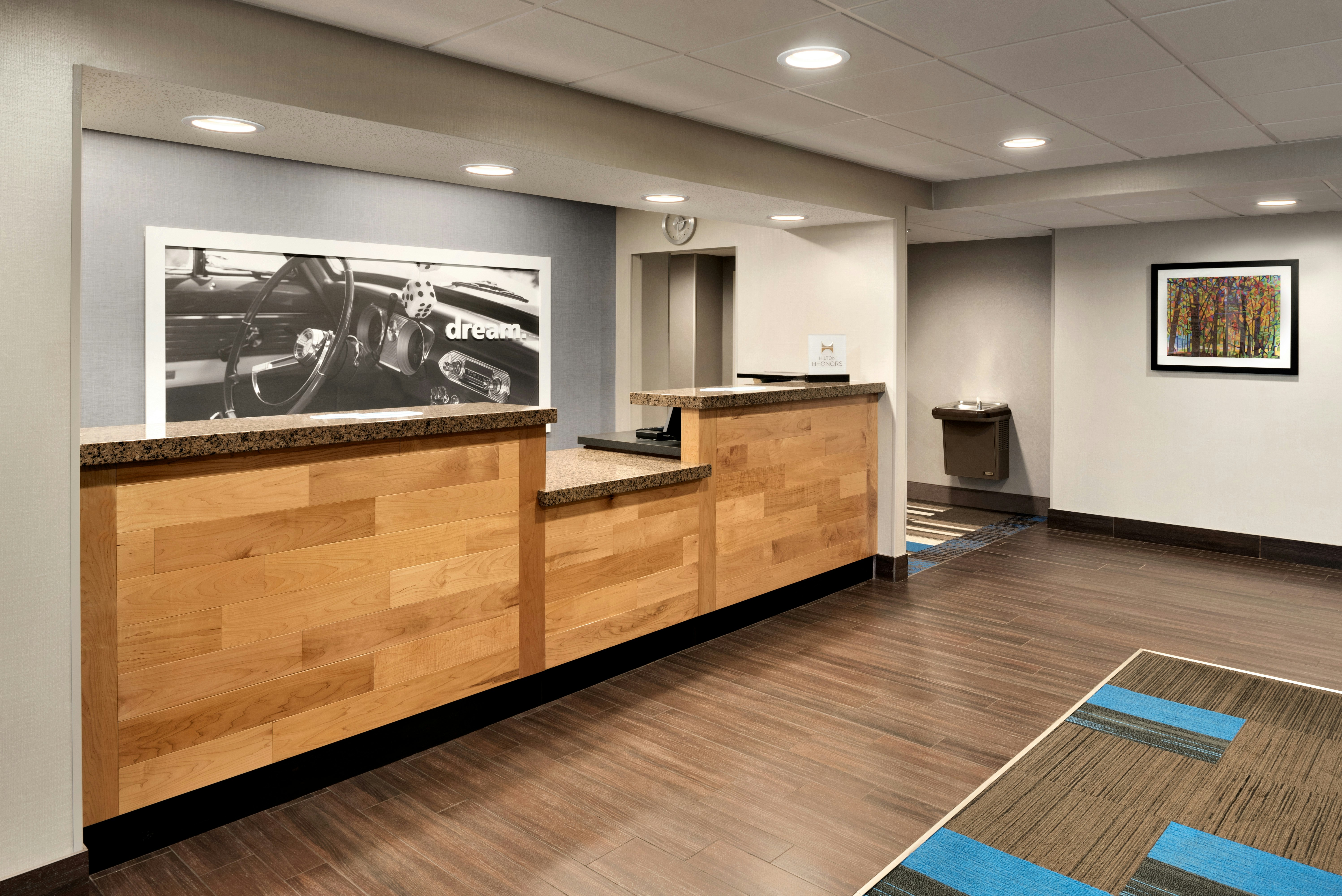 Lobby at Hampton Inn Appleton-Fox River Mall Area, APPLETON - WI