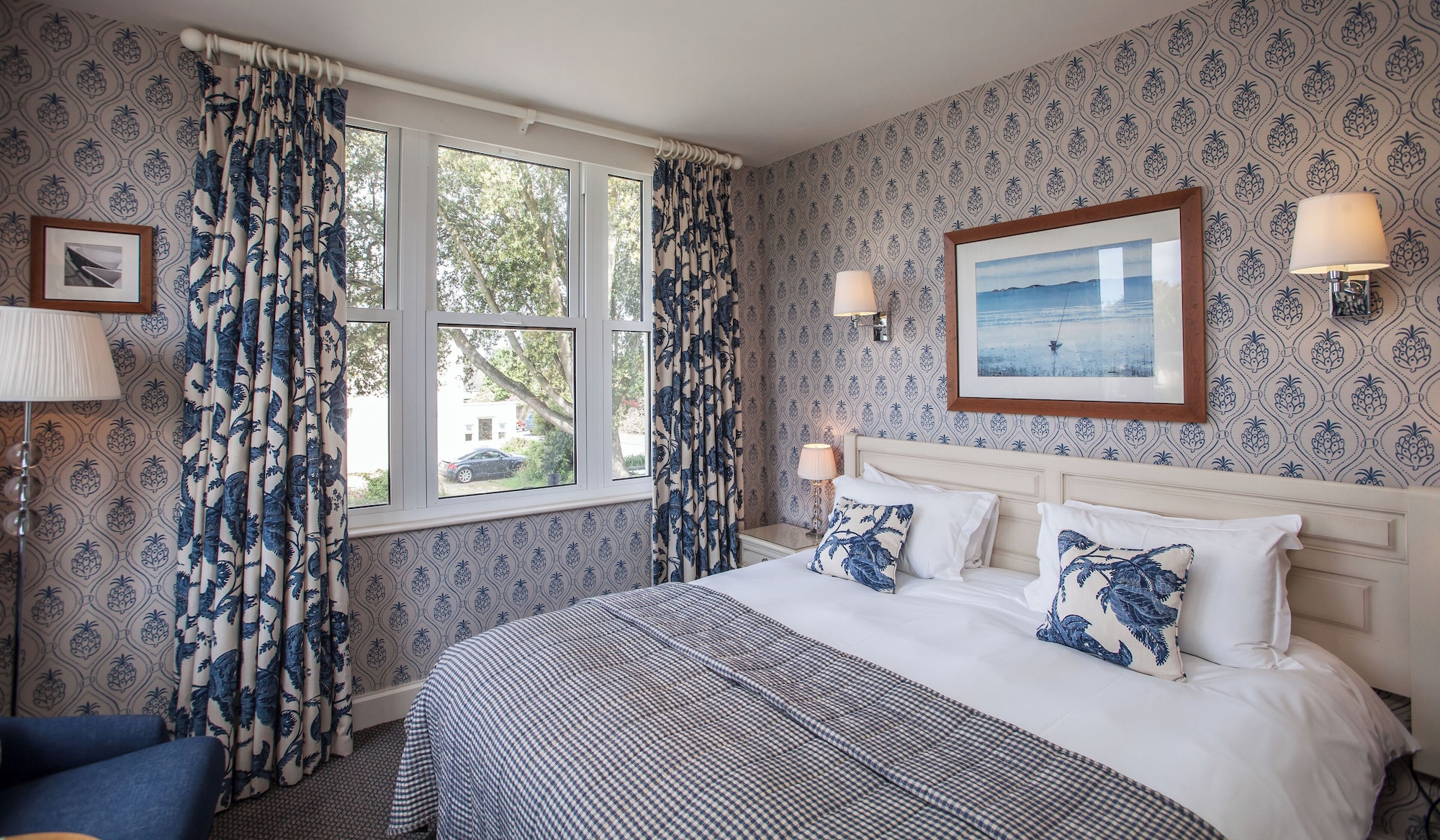 Garden, Upper, Classic, Double Bed, Rainbow View