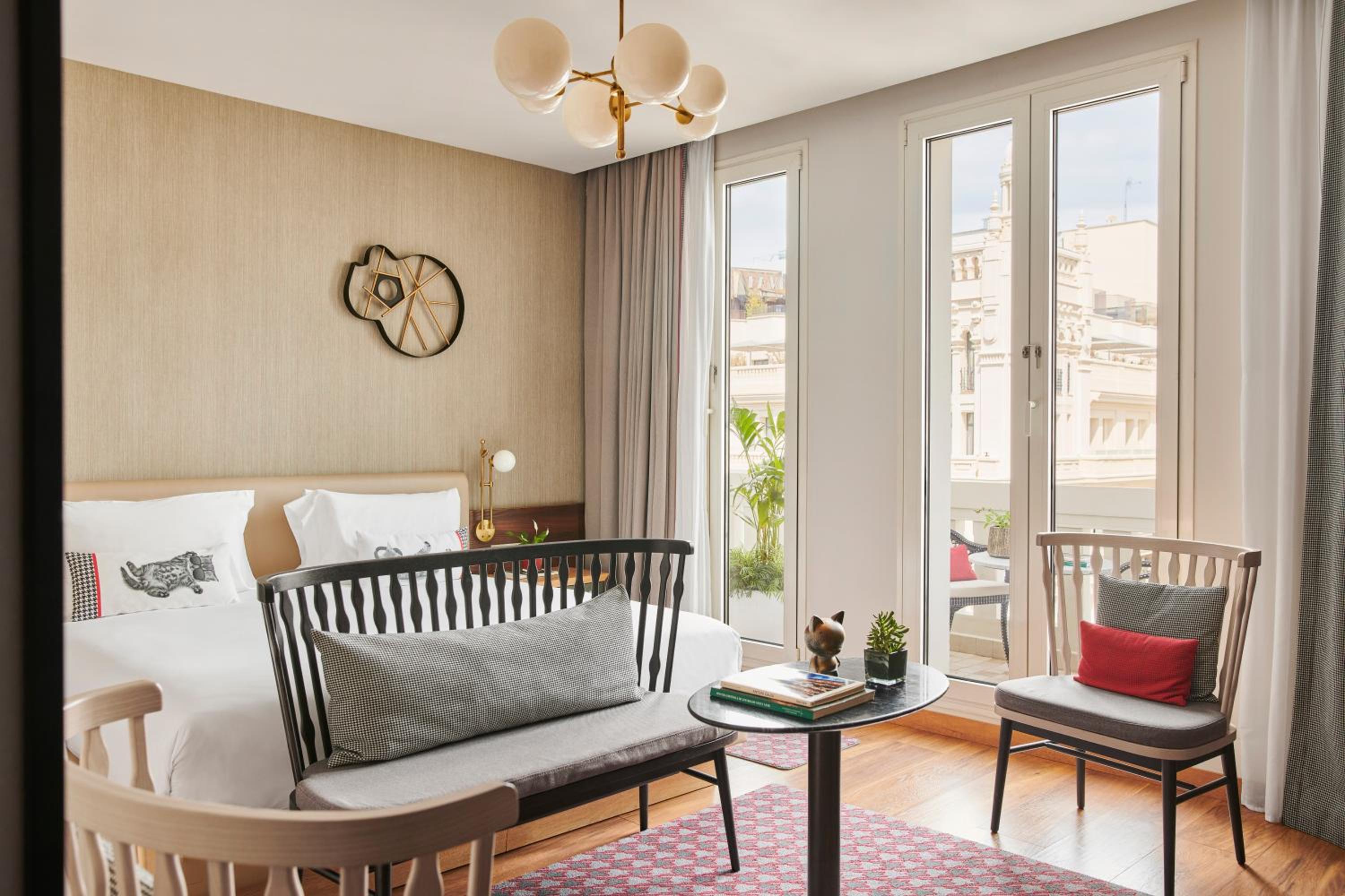 Room, King Bed, Gran Via View, Terrace