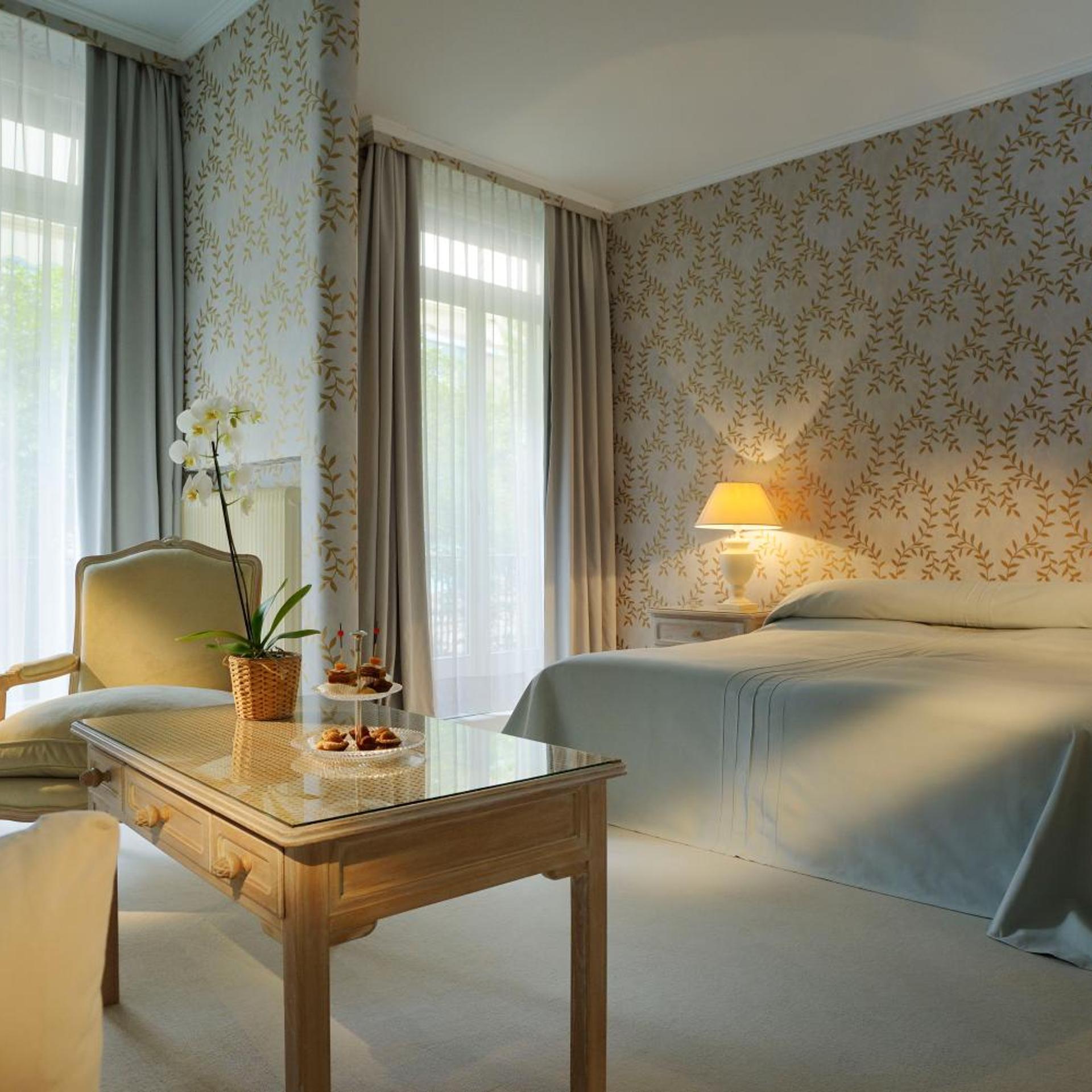 Backyard, Double or Twin Bed، GRAND HOTEL VILLA CASTAGNOLA 3/3