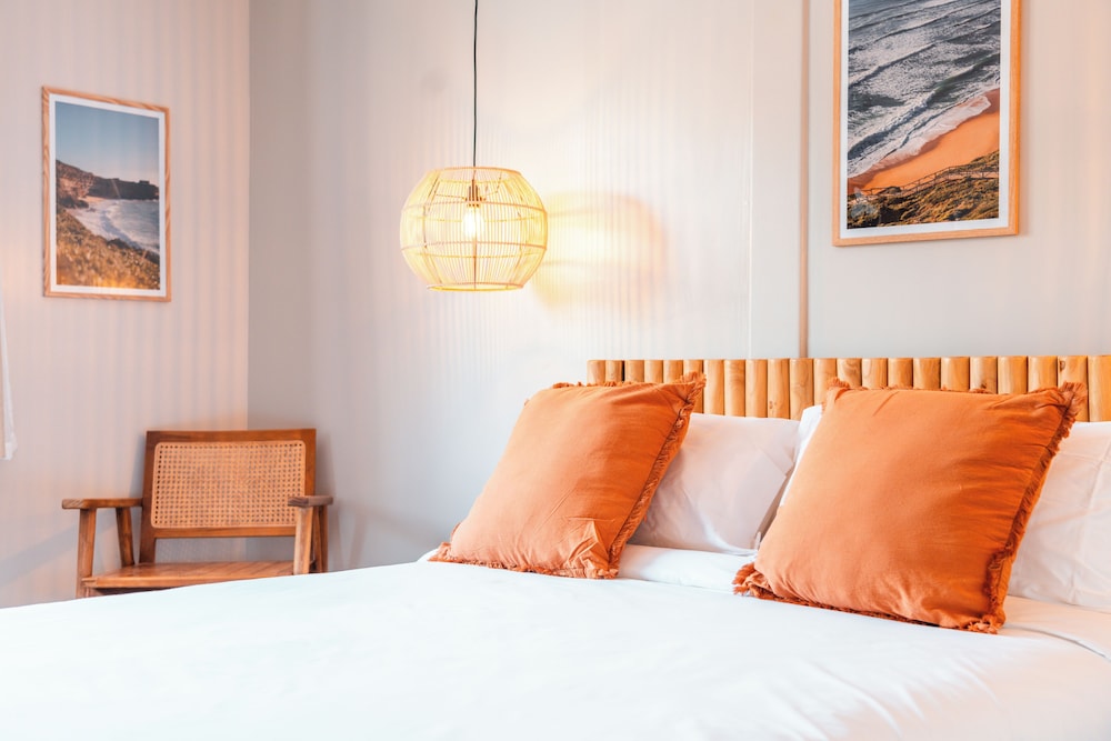 غرفة بسرير كوين بإطلالة على الحديقة، Hotel Bambuda Santa Catalina 3/4