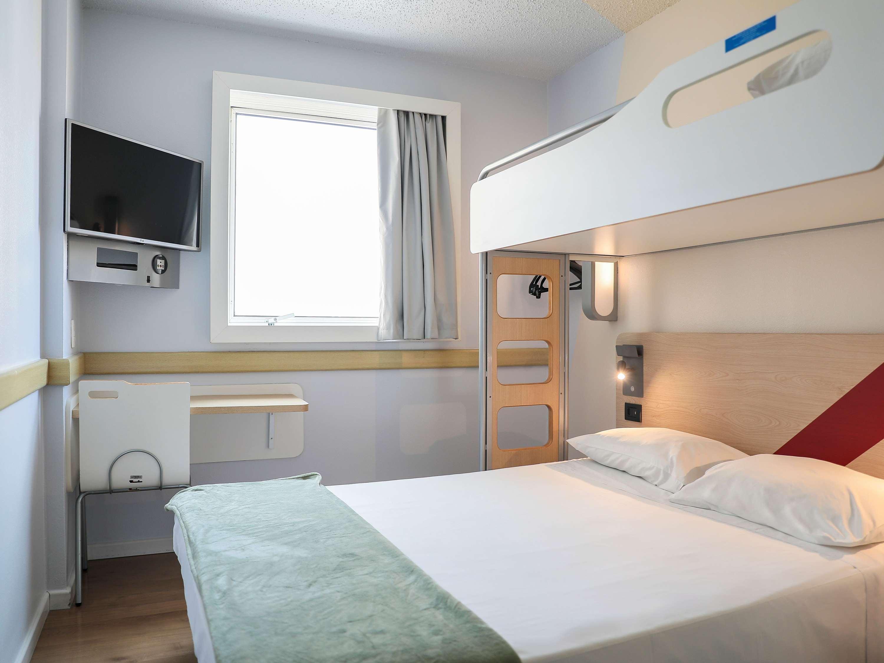 RENOVATED, STANDARD, 1 DOUBLE AND 1 OVERLAPPING BED