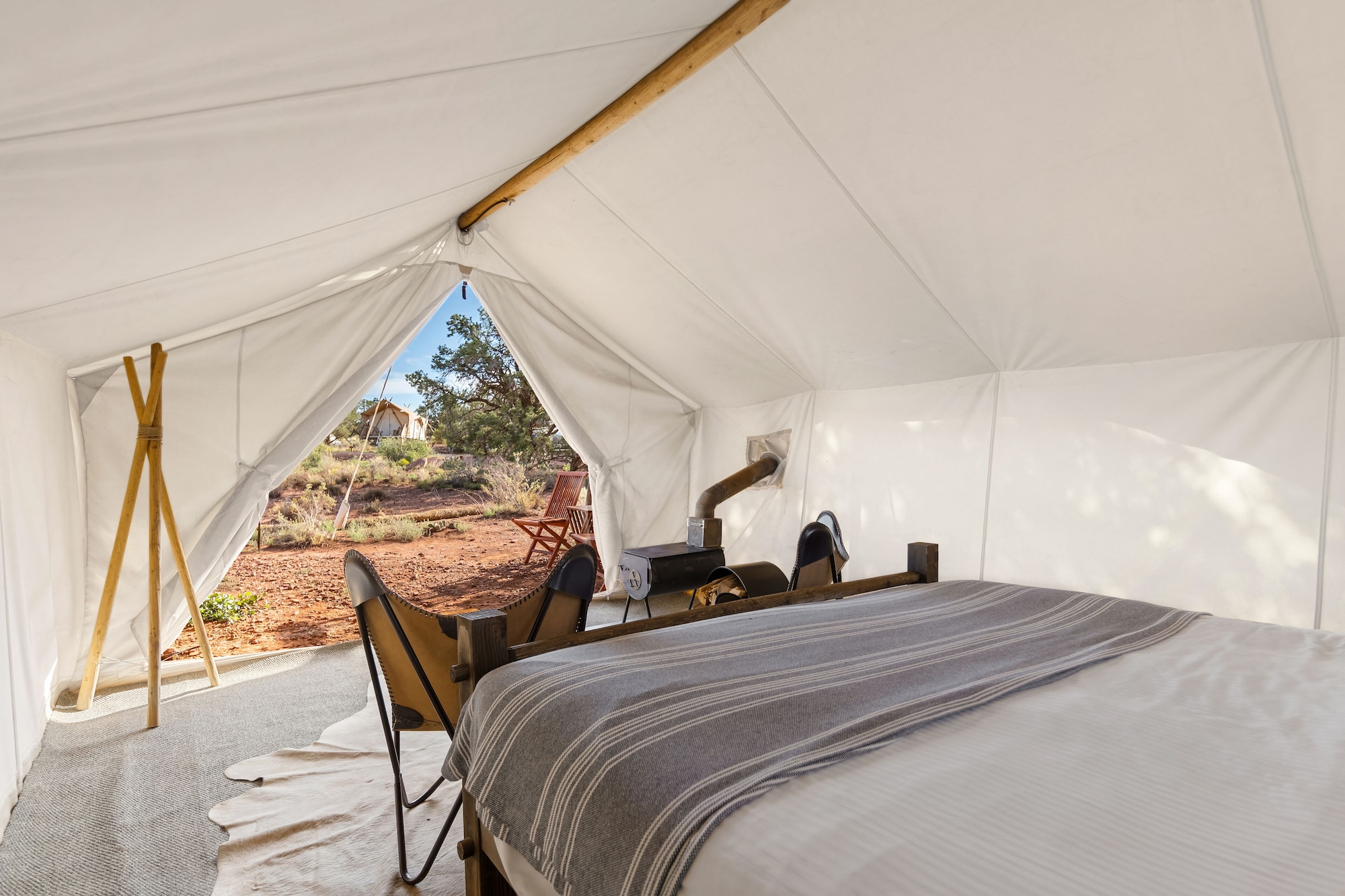 Safari, Tent, King Bed, Shared Bathroom