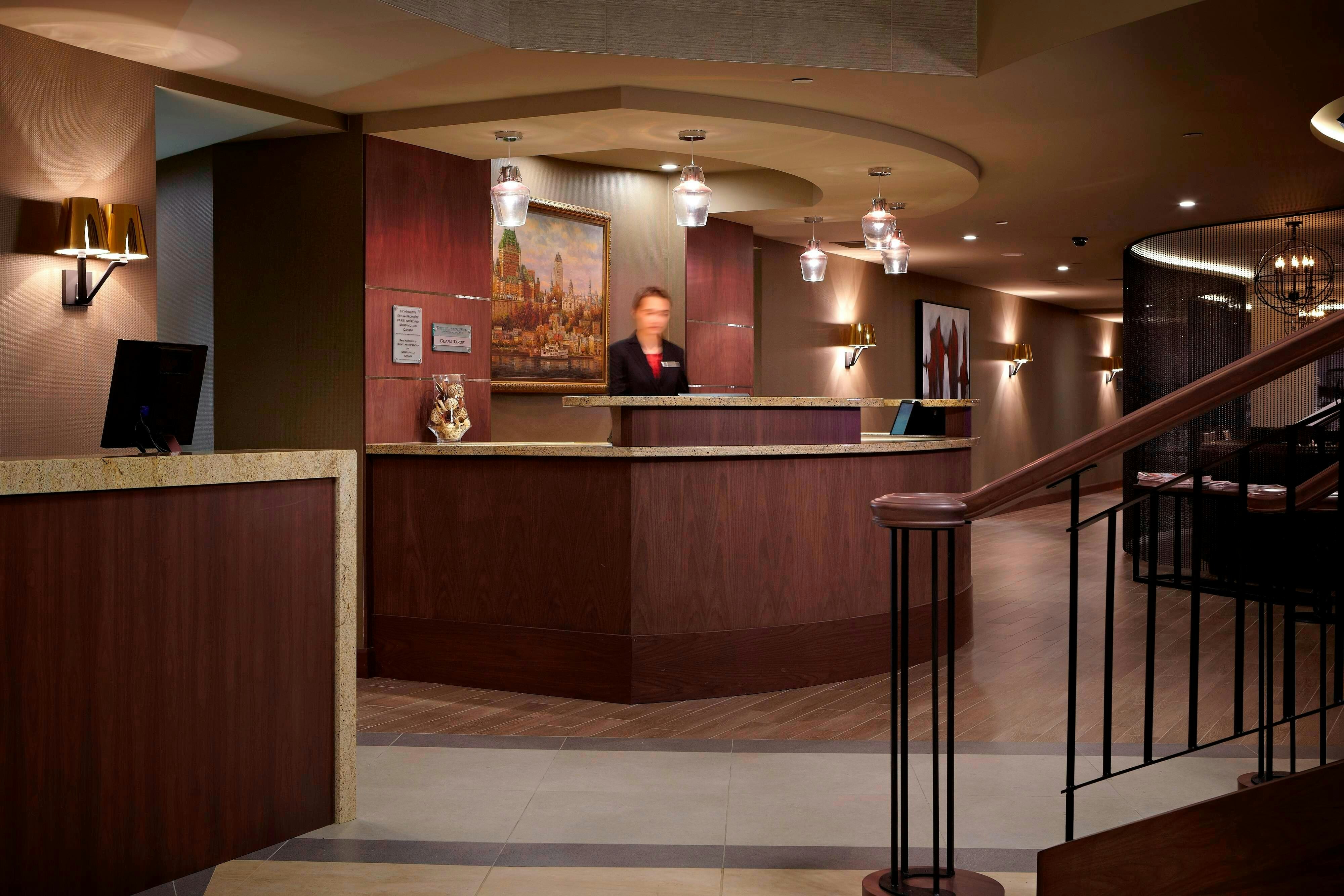 Lobby at Quebec City Marriott Downtown, QUEBEC CITY