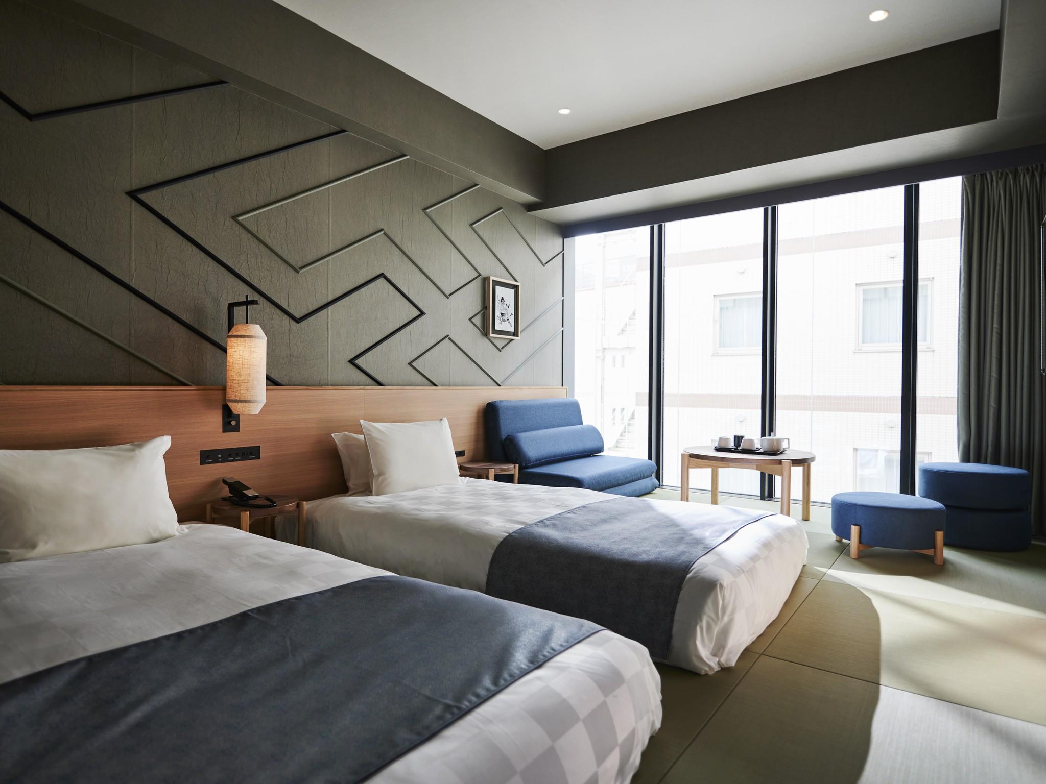 Semi Room, Japanese, Moderate, 2 Semi Double Beds
