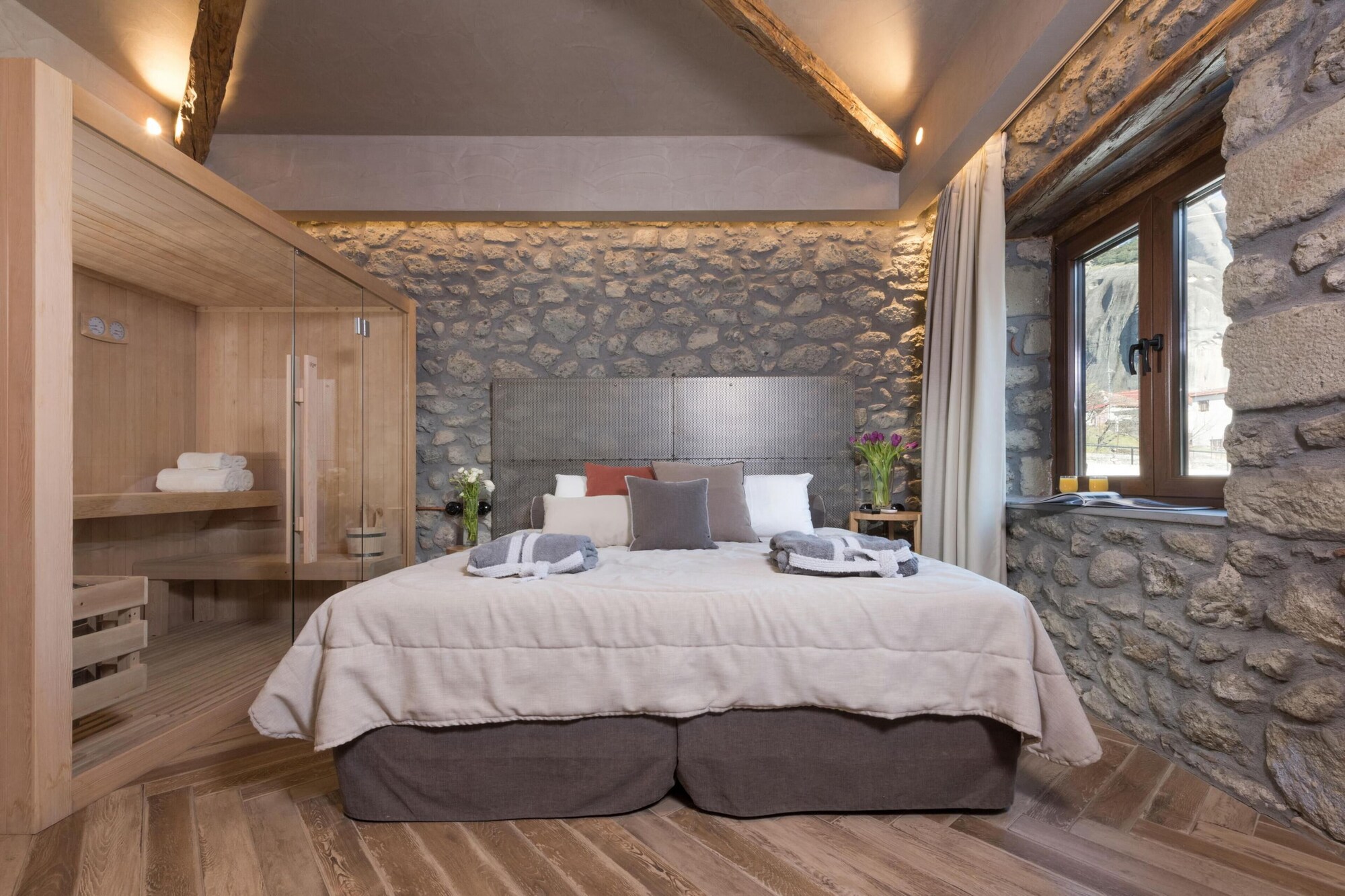Suite, Queen Bed, Sauna, Tsikeli Boutique Hotel Meteora 7/9
