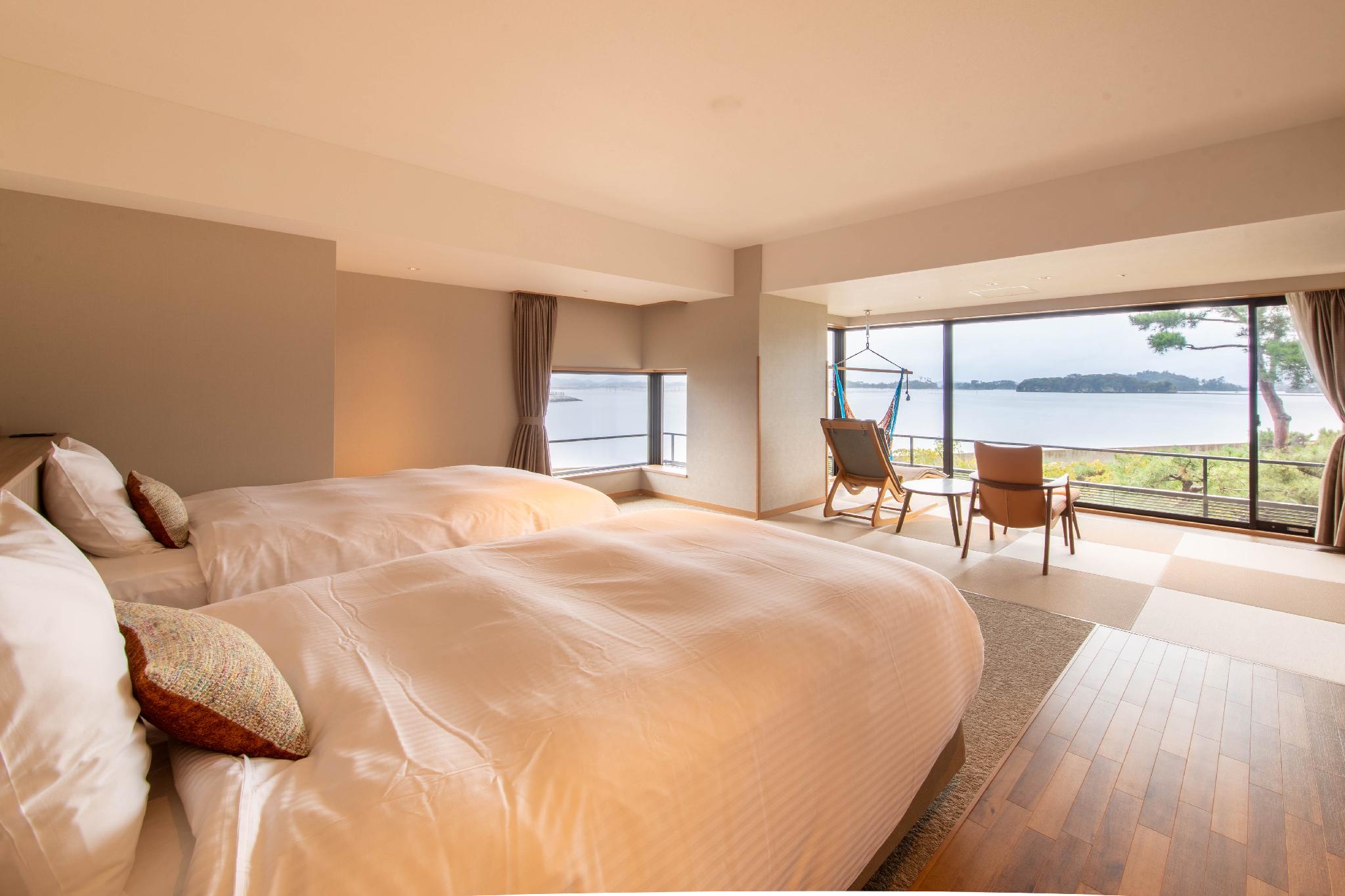 Premier, Deluxe, Twin Beds, Hammock View, Ocean View, Bathtub, Corner