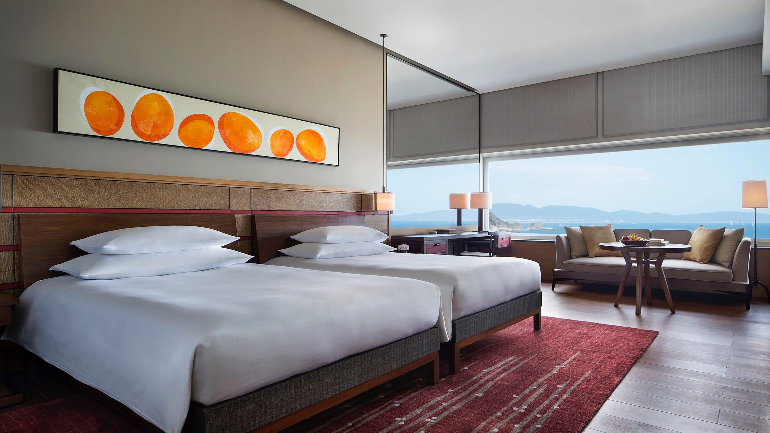 Park, Premium, Twin Beds, Ocean View