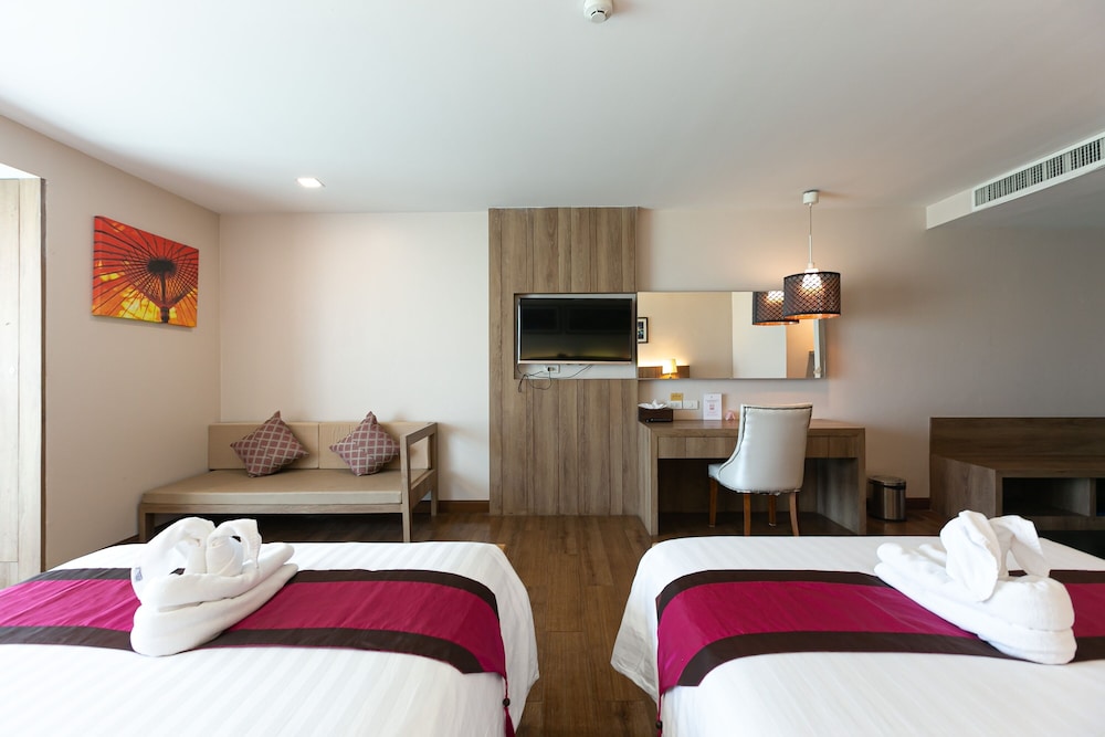 غرفة ثلاثية بثلاثة أسرّة، Grand Ratchapruek Hotel 9/10