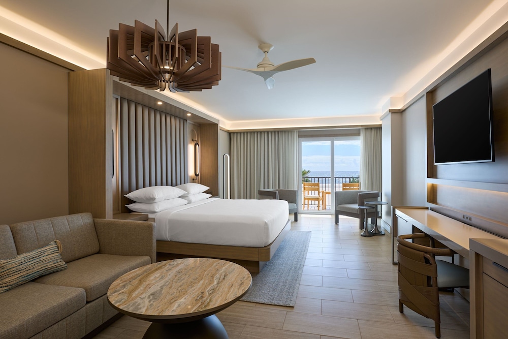Deluxe, King Bed, Beach Front, Sofa, Balcony