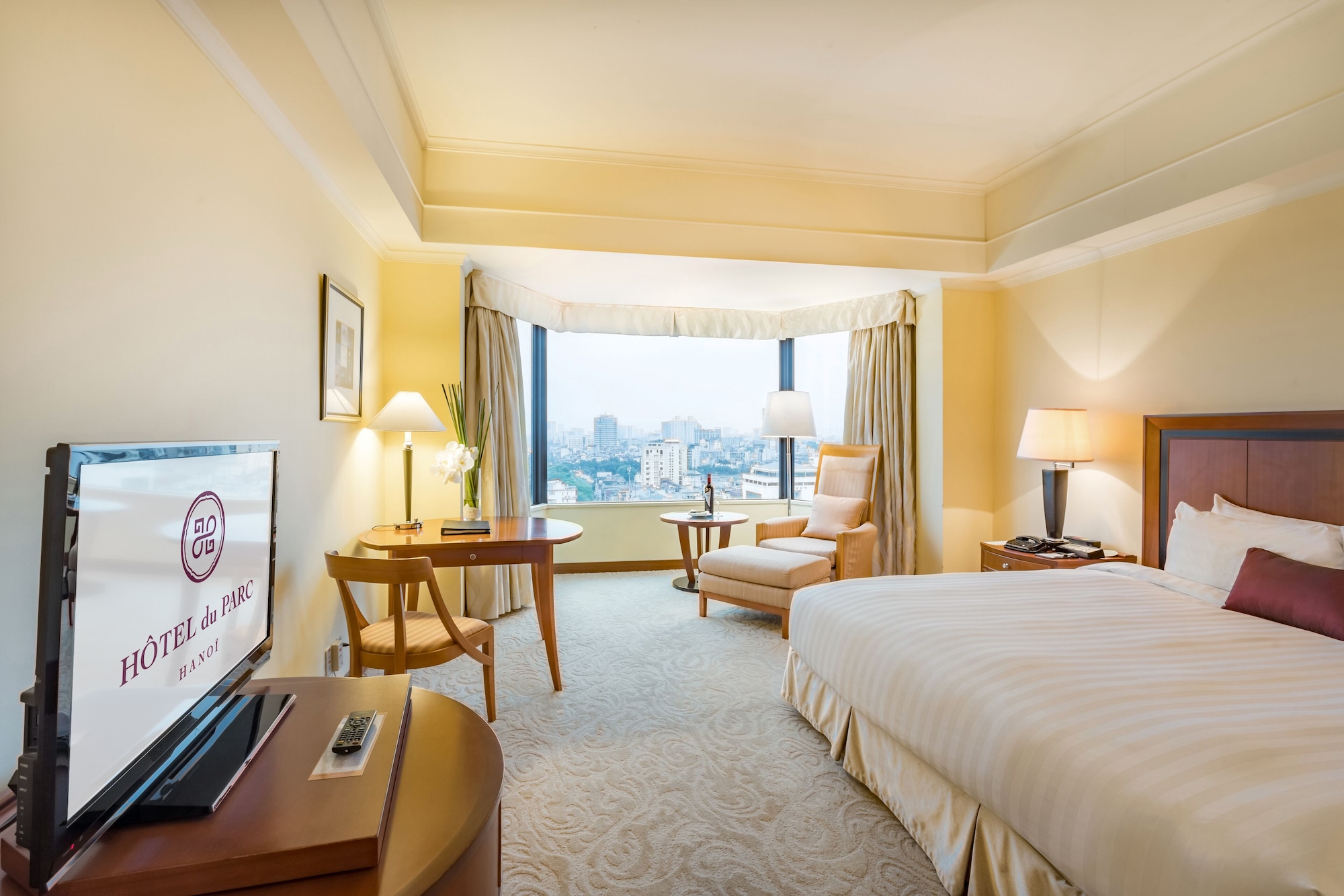 غرفة ديلوكس بسرير كينج، Hotel Du Parc Hanoi 3/9