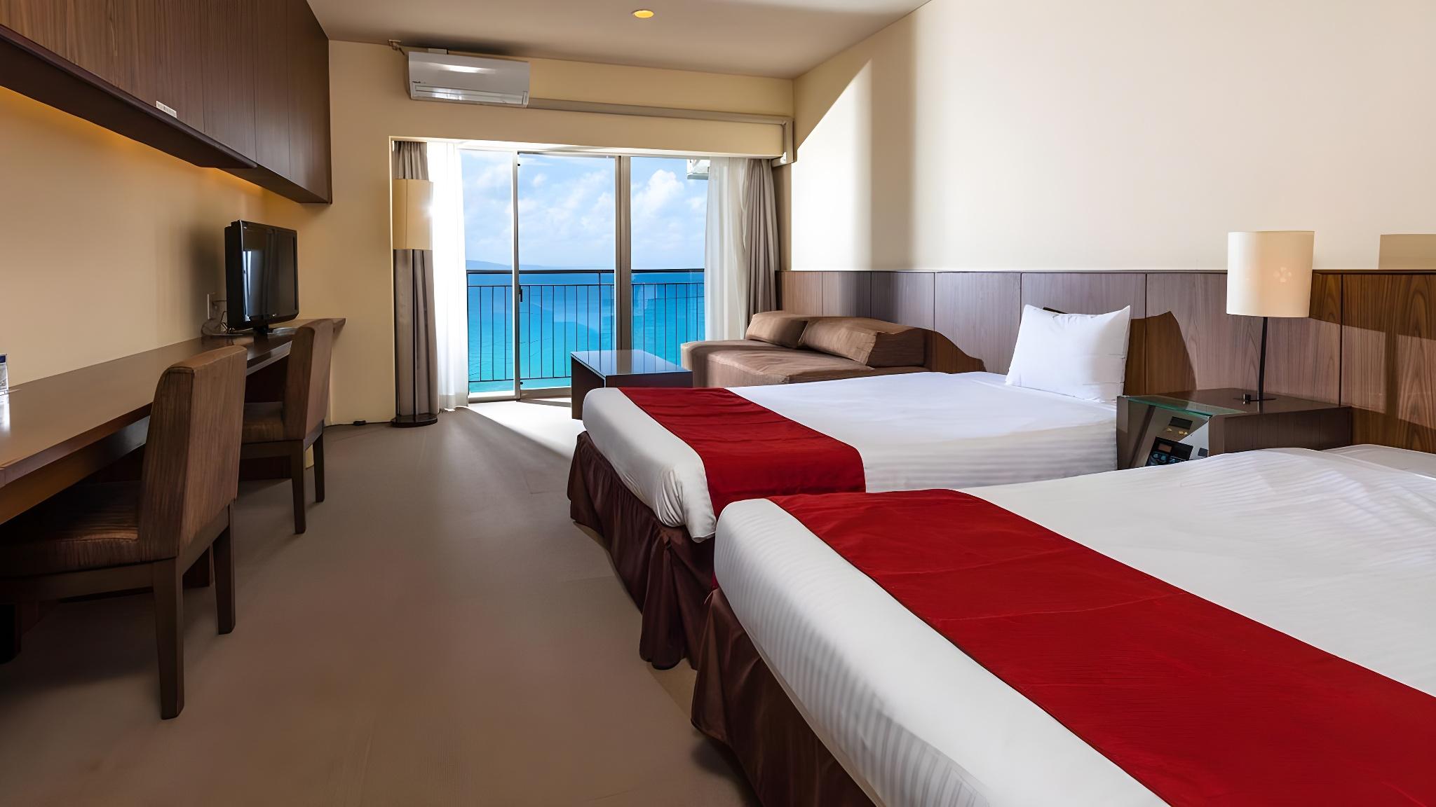 Western, Standard, Twin Beds, Ocean Front, East Wing