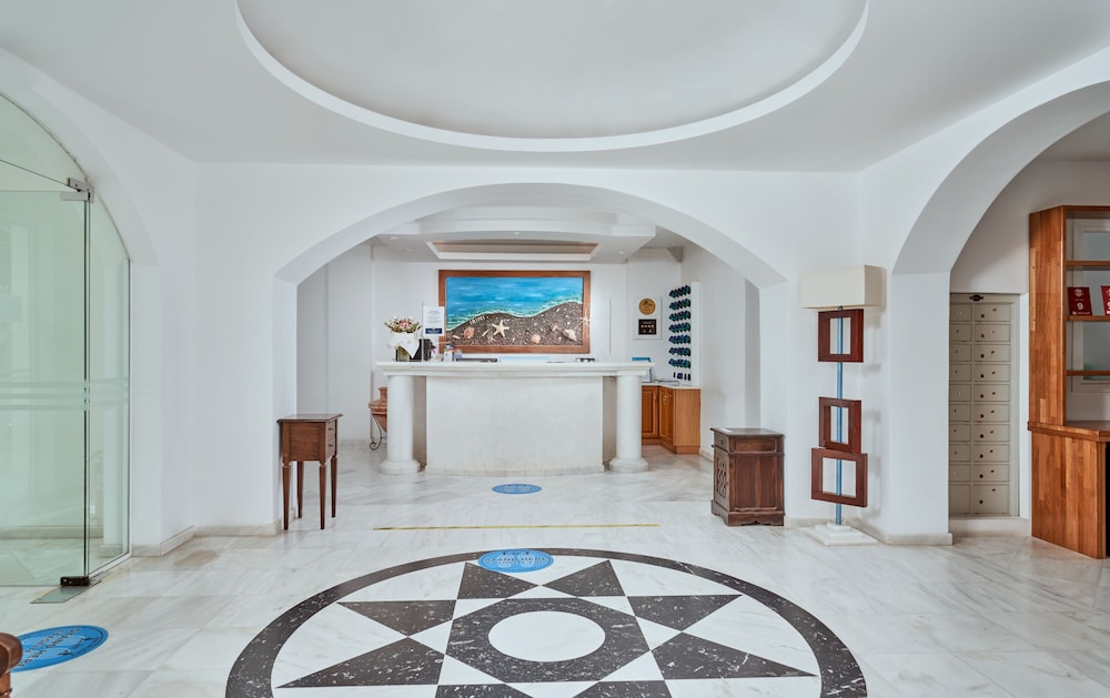 Lobby at Meltemi Village, SANTORINI
