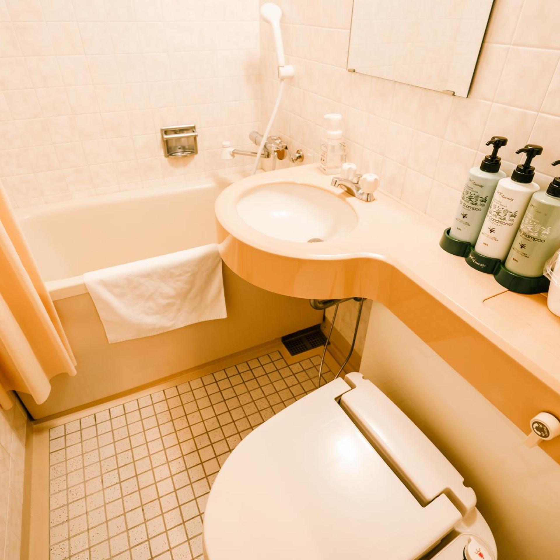 غرفة اقتصادية بسريرين منفصلين، Hotel Area One Takamatsu 3/3