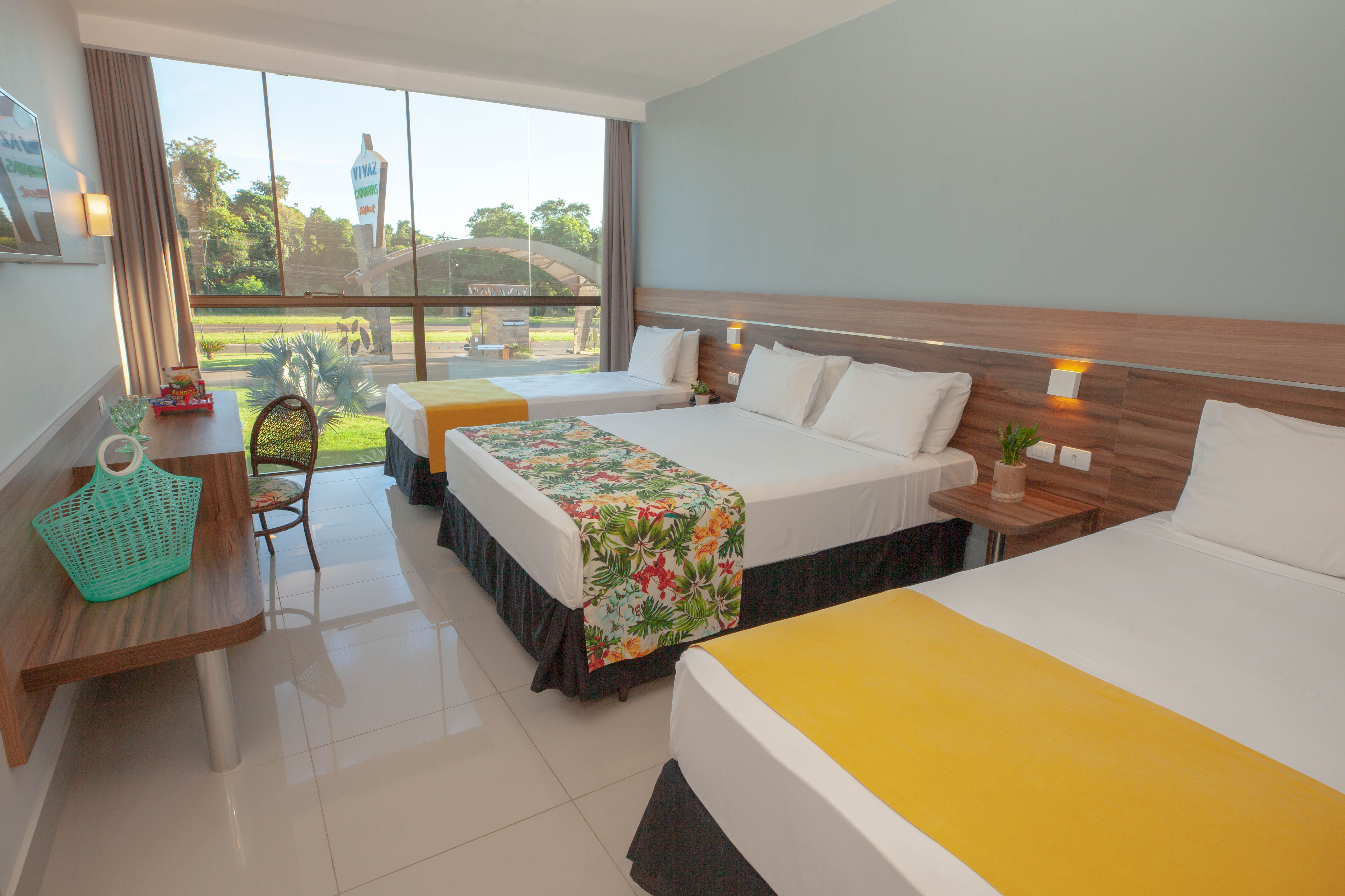 Deluxe, Double Bed, Front View