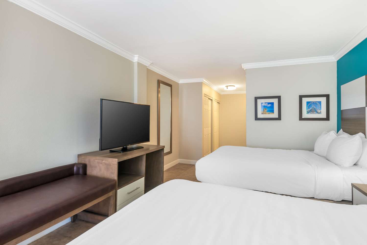 EFFICIENCY, SUITE, 2 QUEEN BEDS