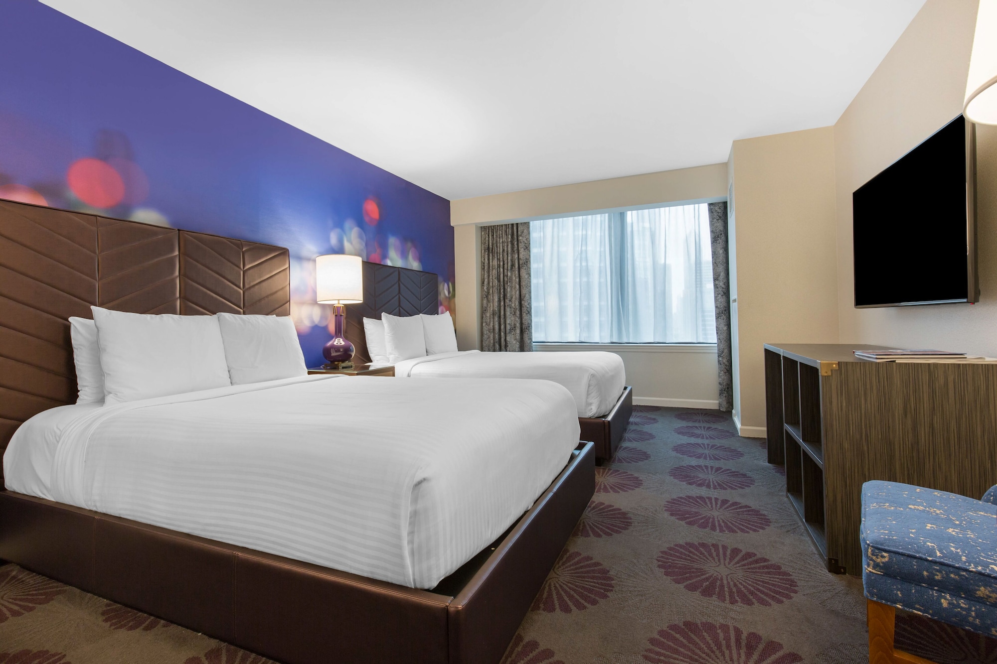 Plaza, Deluxe, 2 Queen Beds, City View