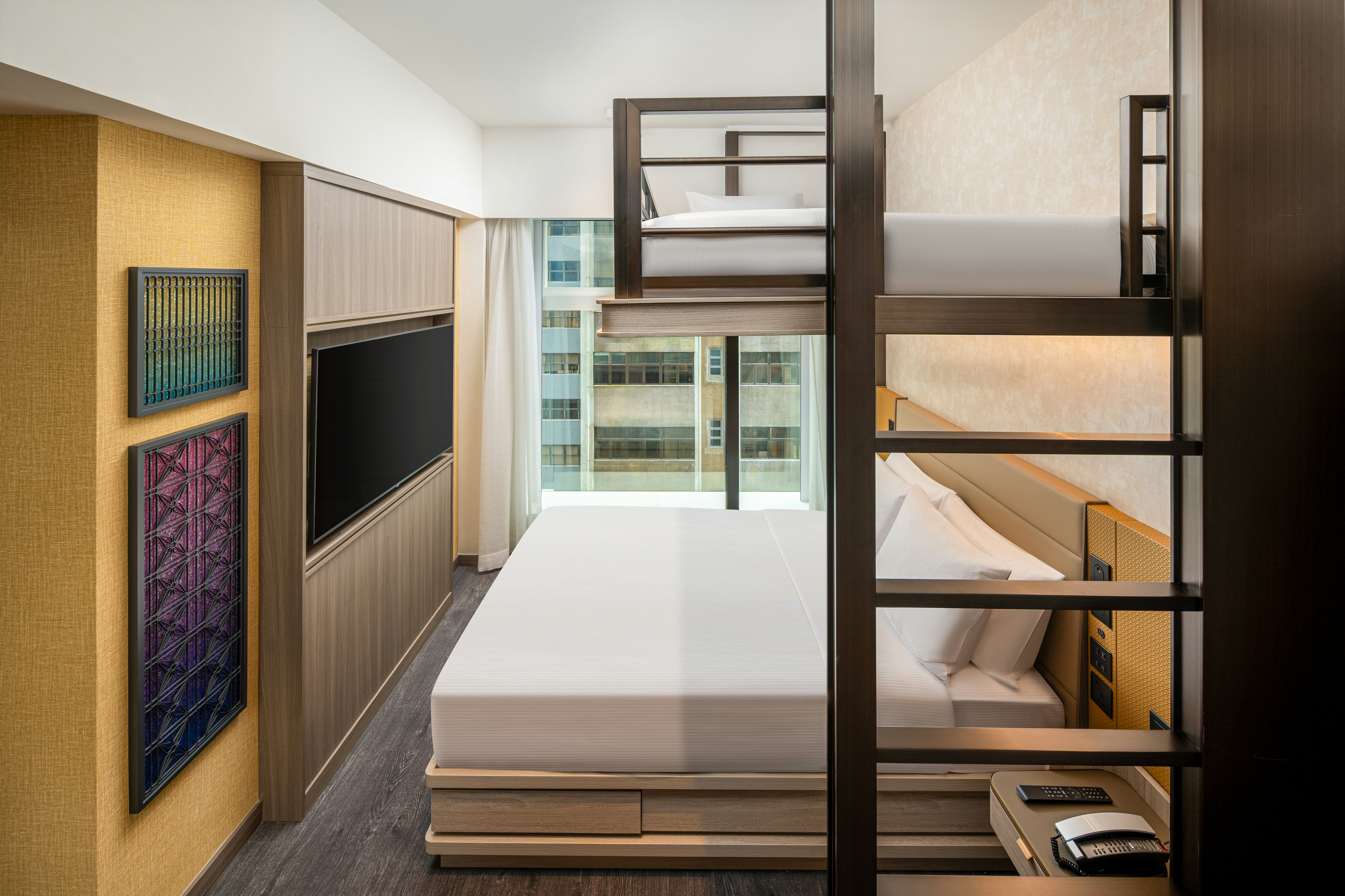 Room, Single, Bunk Bed, Queen Bed