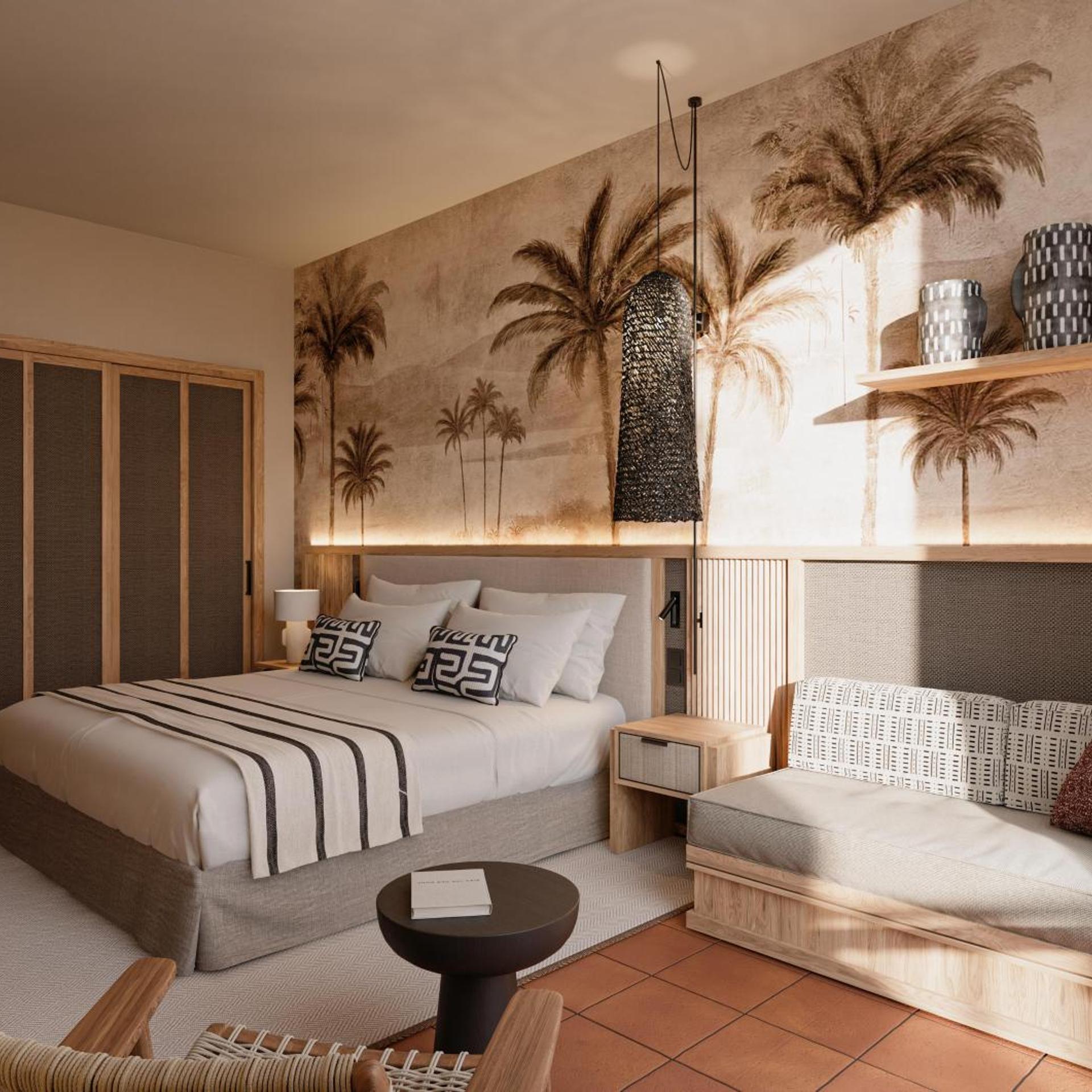 غرفة بسرير مزدوج بإطلالة على البحر، Esencia de Fuerteventura by Princess Hotels 3/4