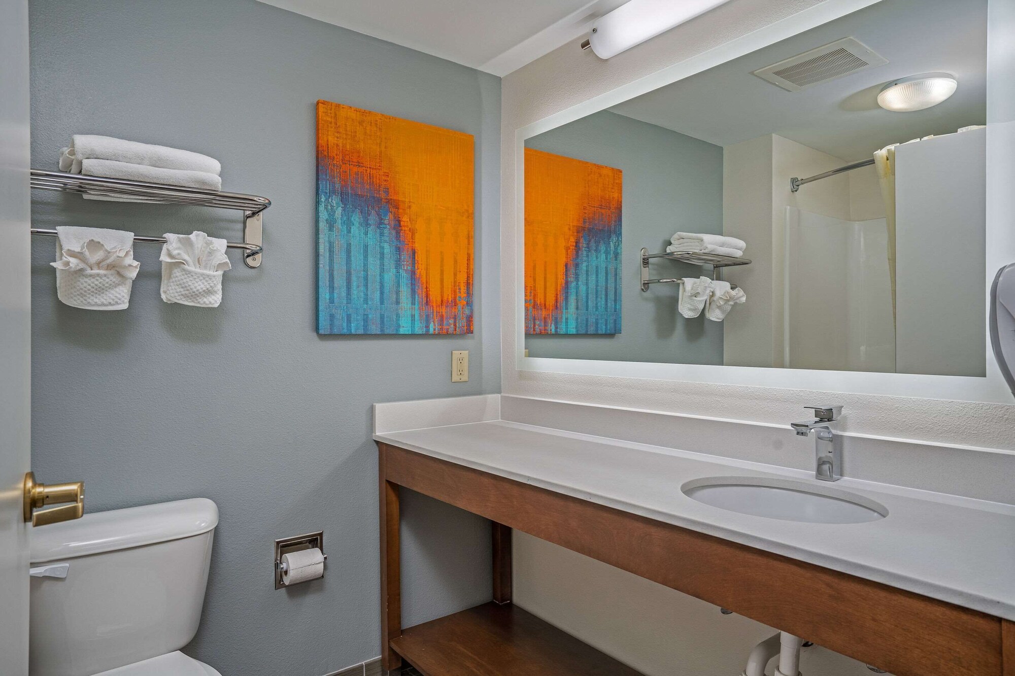 جناح بسريرين كوين بمطبخ، MainStay Suites Wilmington - University Area 5/6