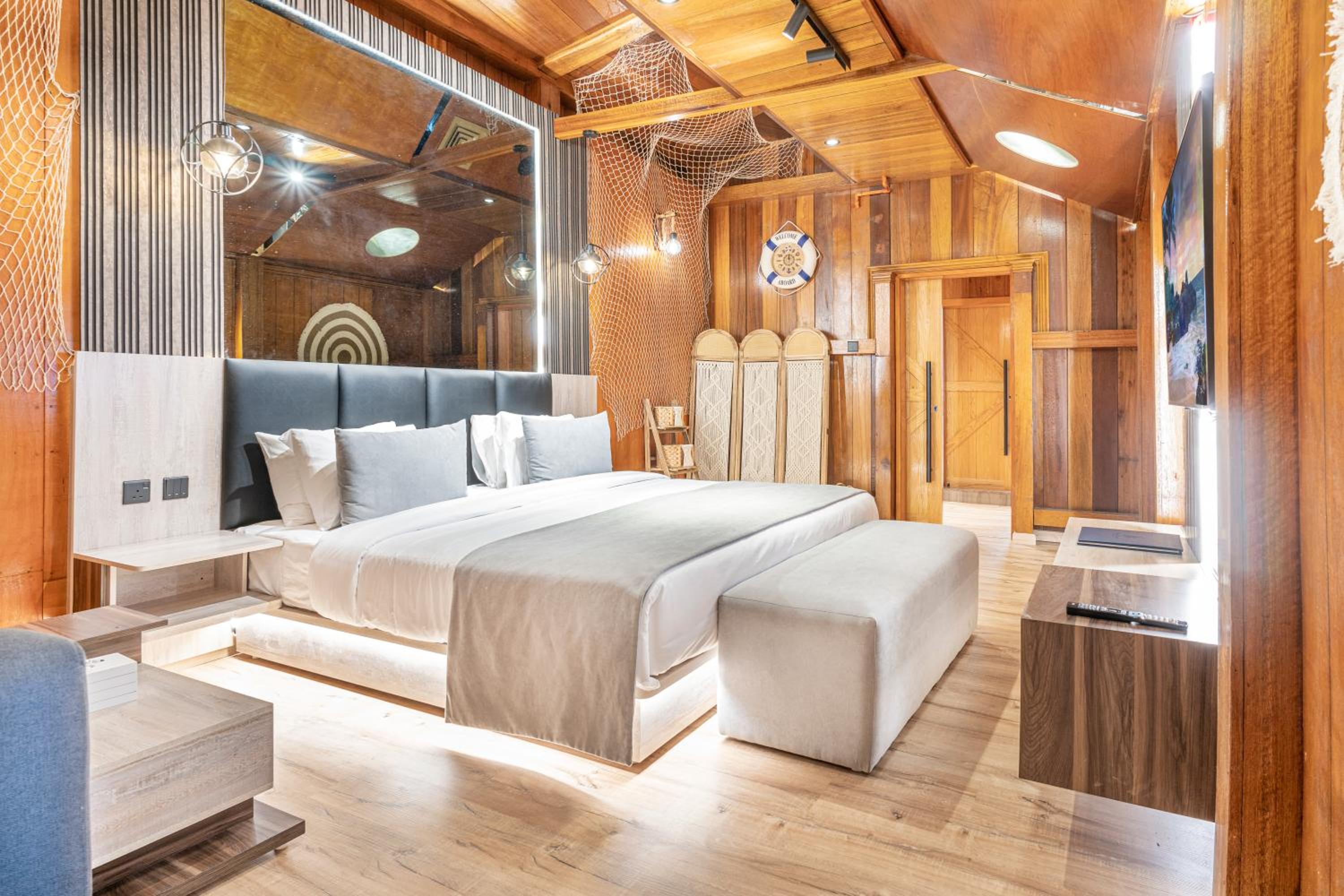 Wooden, Chalet, Sea View