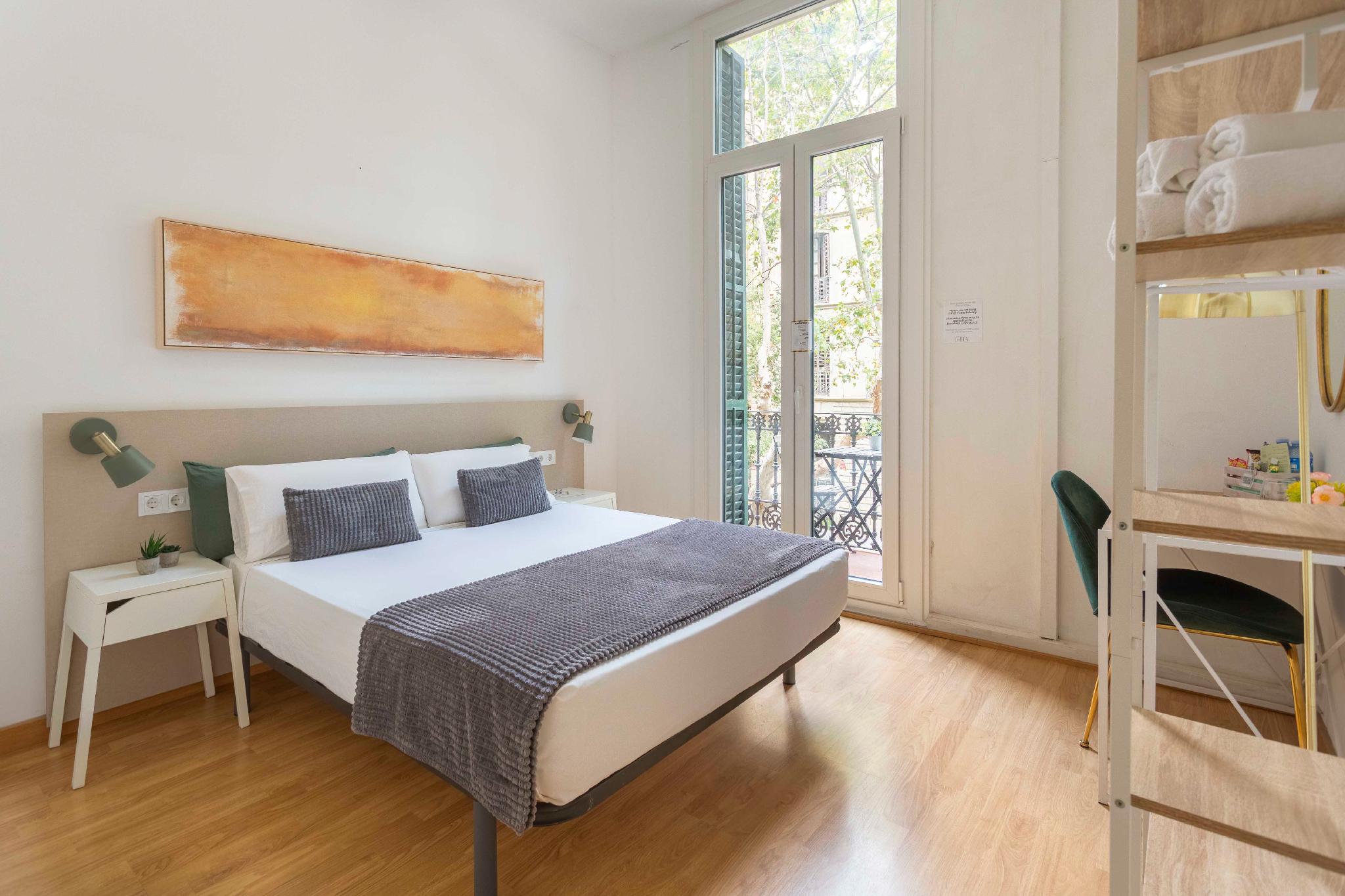 غرفة بسرير مزدوج بحمام خاص، Hostal Siscinc - Adults Only 2/2