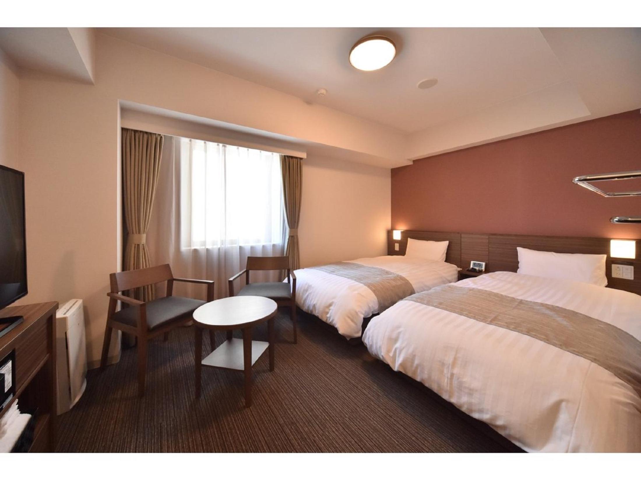 Semi Room, Compact, 2 Semi Double Beds