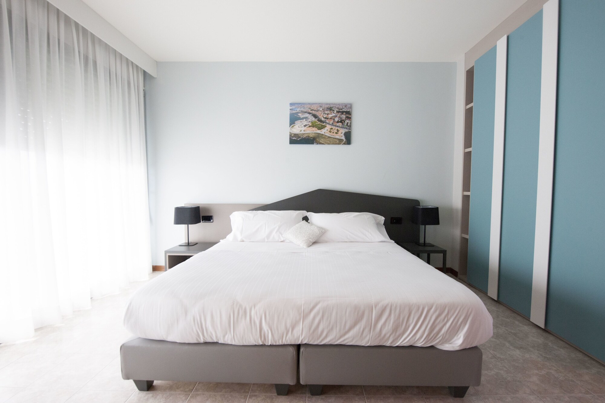 شقة سوبيريور بسرير كوين وسريرين منفصلين بإطلالة على البحر بغرفة نوم واحدة، Suites Marilia Apartments 4/10