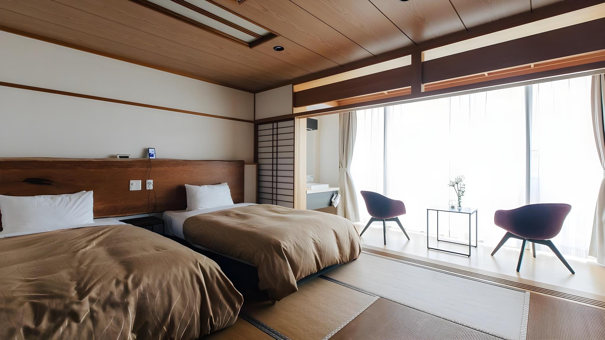 Japanese, Standard, Twin Beds, New Building