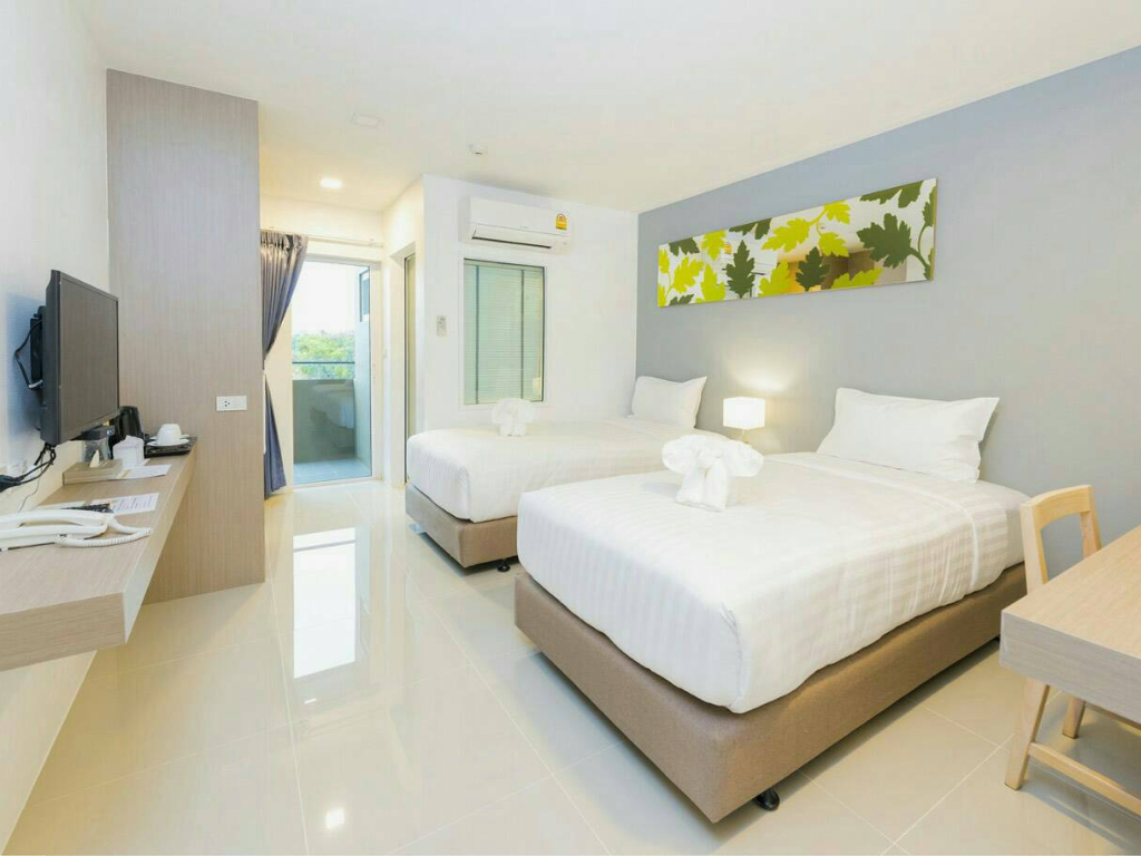 استوديو بسريرين منفصلين، Trat City Hotel 2/2