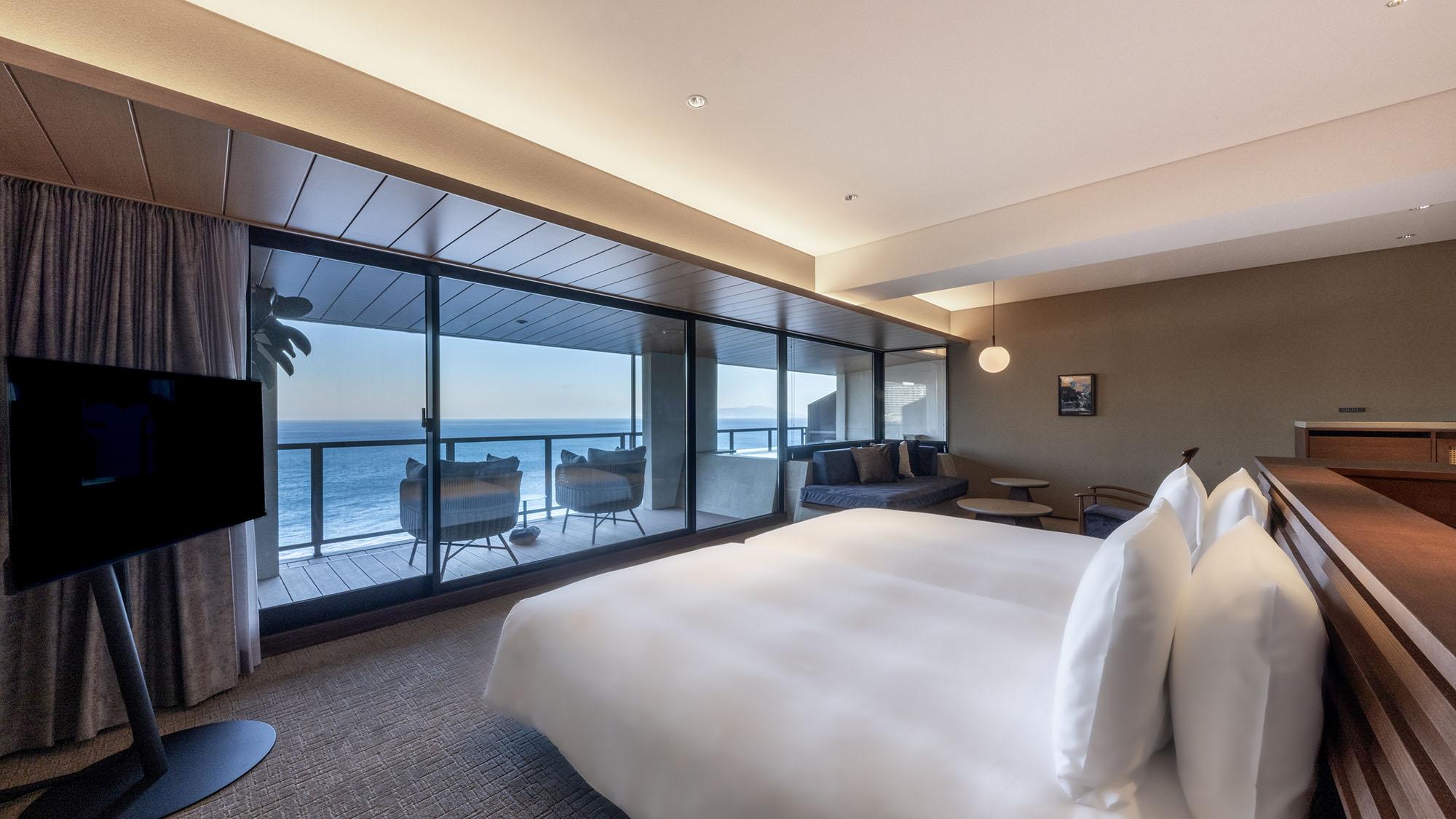 Standard, Twin Beds, Ocean View, Outdoor Bath